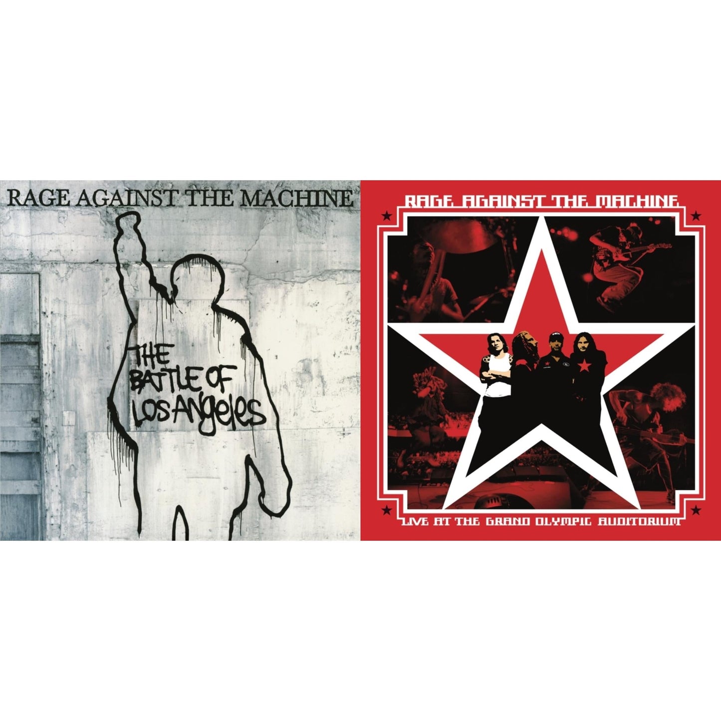 Rage Against The Machine - Battle Of Los Angeles (180G LP Vinyl) & Live At The Grand Olympic Auditorium (2LP/180G Vinyl)