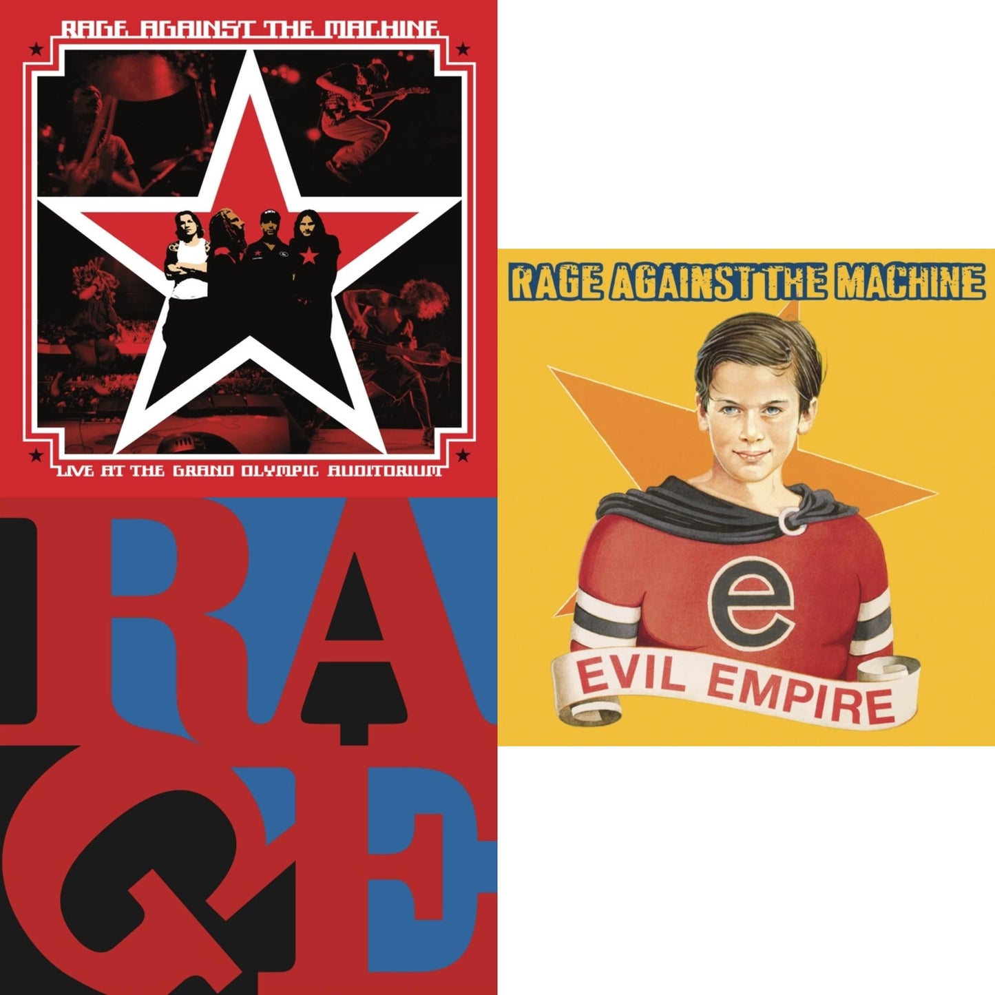 Rage Against The Machine - Live At The Grand Olympic Auditorium (2LP/180G Vinyl) & Renegades (180G LP Vinyl) & Evil Empire (Pa) (180G)