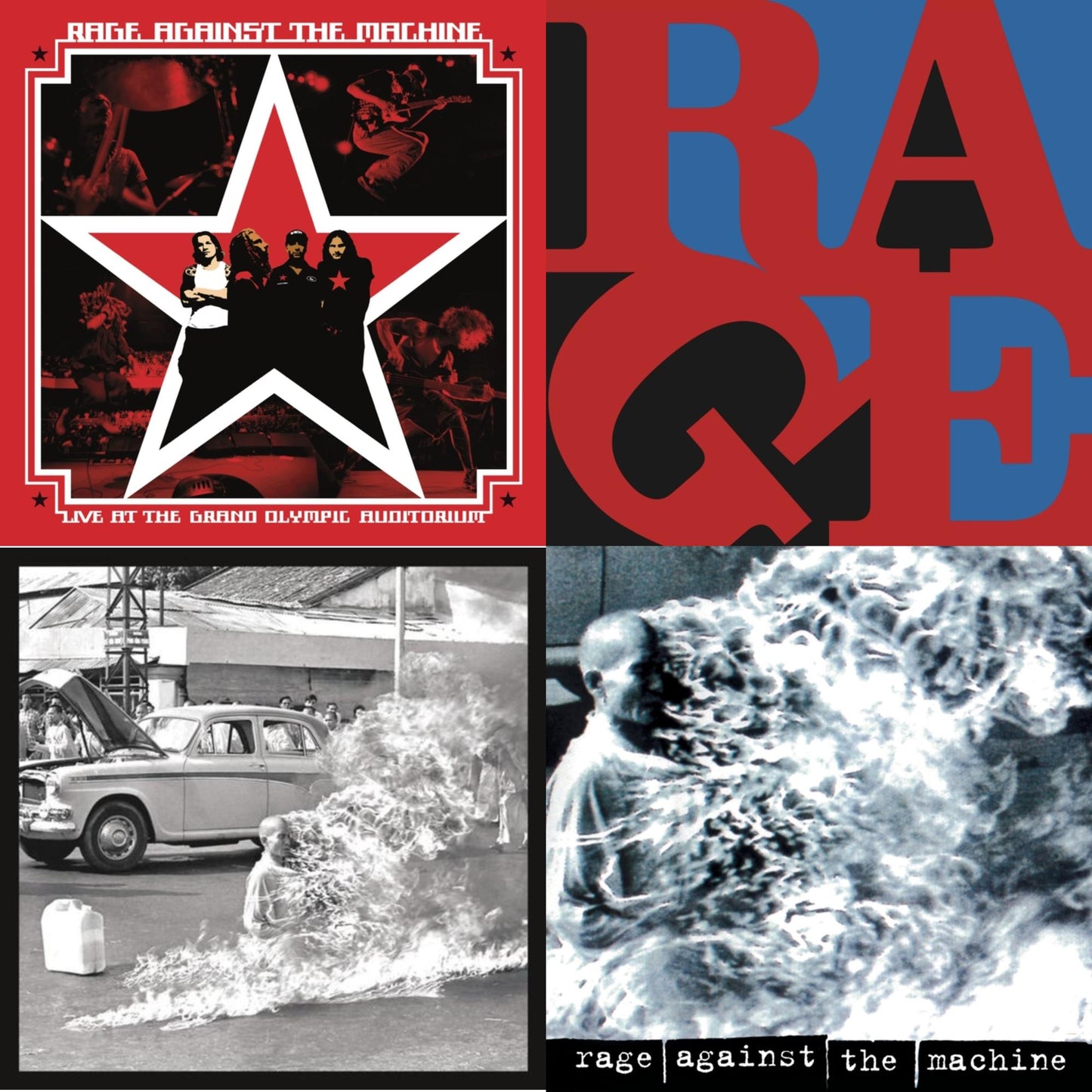 Rage Against The Machine - Rage Against The Machine (20Th Anniversary) & Rage Against The Machine & Live At The Grand Olympic Auditorium & Renegades - CD Bundle