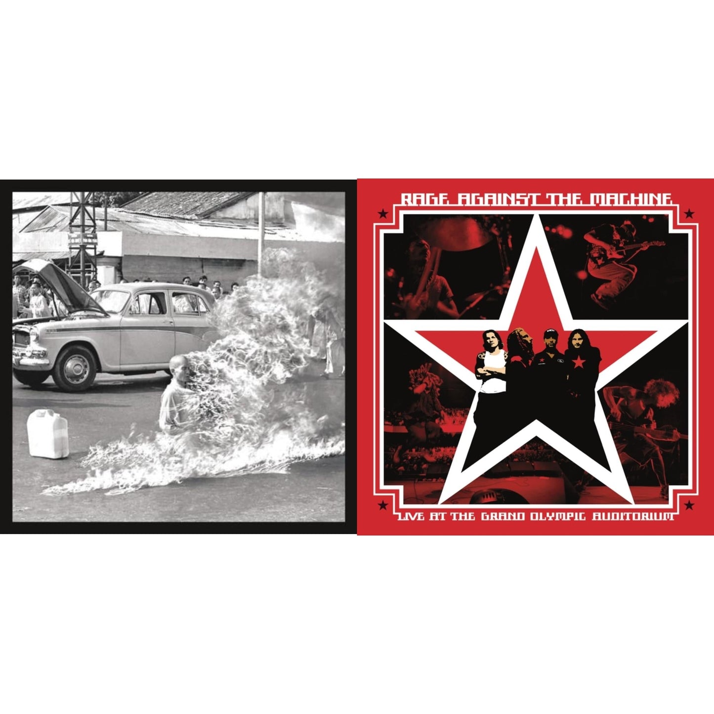 Rage Against The Machine - Rage Against The Machine (20Th Anniversary) & Live At The Grand Olympic Auditorium - CD Bundle