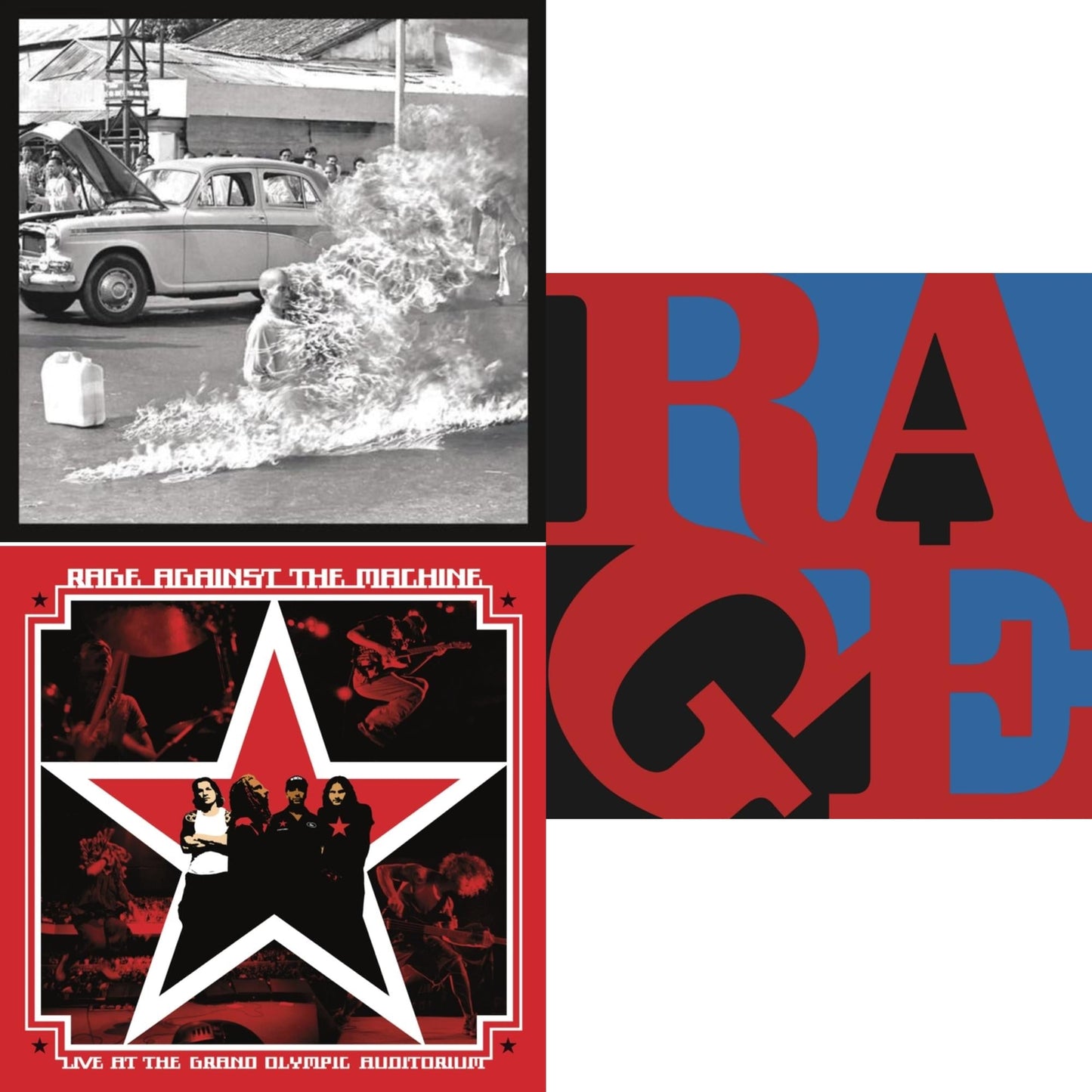 Rage Against The Machine - Rage Against The Machine (20Th Anniversary) & Live At The Grand Olympic Auditorium & Renegades - CD Bundle