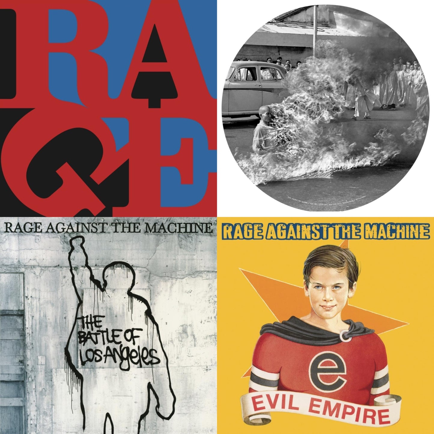 Rage Against The Machine - Renegades (180G LP Vinyl) & Battle Of Los Angeles (180G LP Vinyl) & Evil Empire (Pa) (180G) & Rage Against The Machine (X) (Picture Disc)