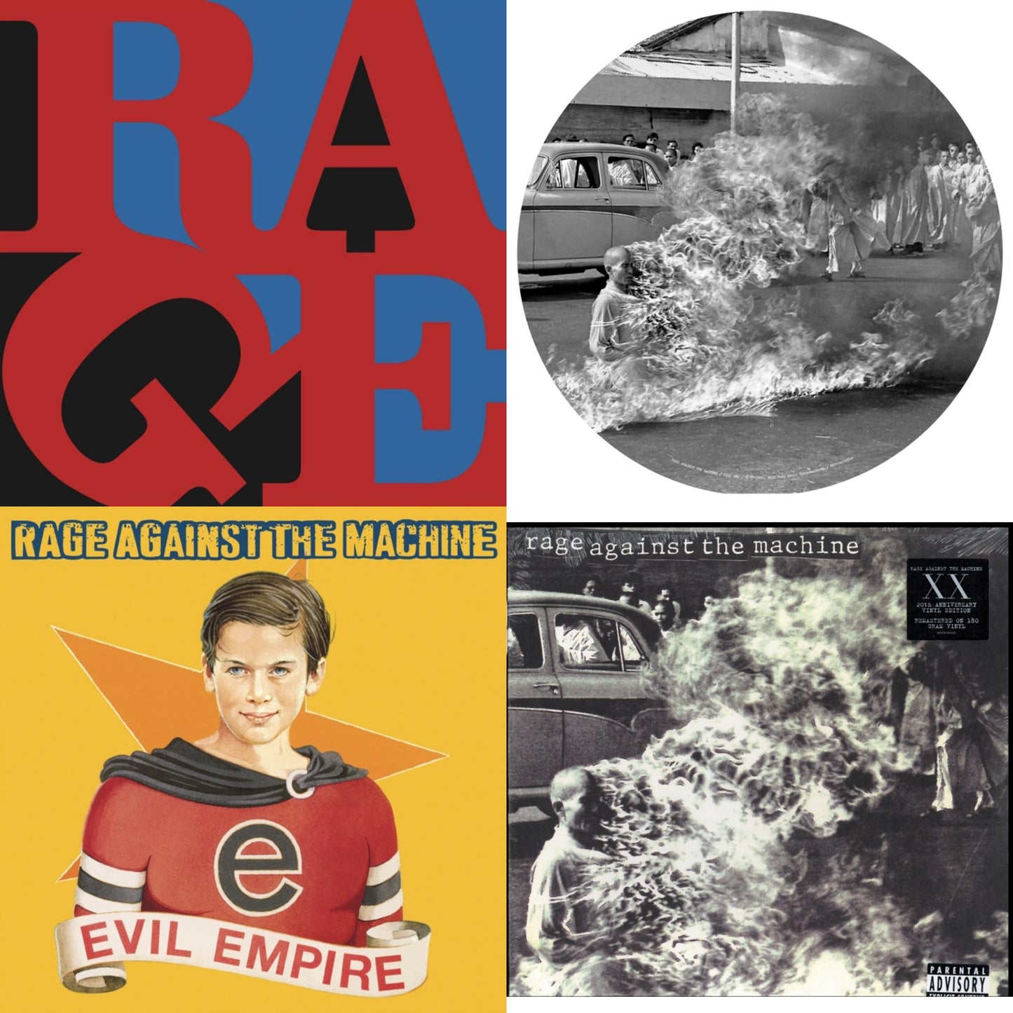 Rage Against The Machine - Renegades (180G LP Vinyl) & Evil Empire (Pa) (180G) & Rage Against The Machine & Rage Against The Machine (X) (Picture Disc)