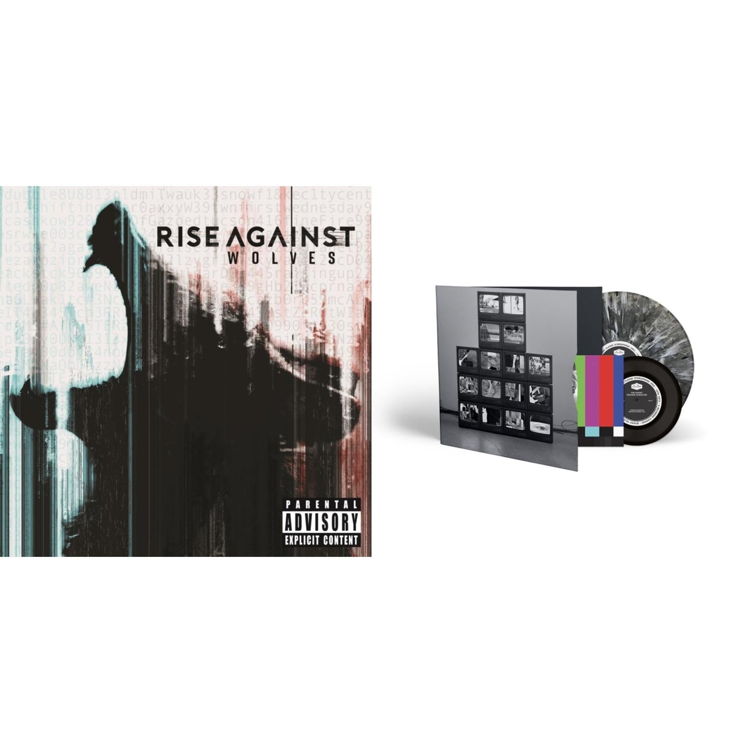 Rise Against - Wolves (Magenta LP Vinyl) & Nowhere Generation (Black & White Smoke LP Vinyl/7Inch Single) (Deluxe)