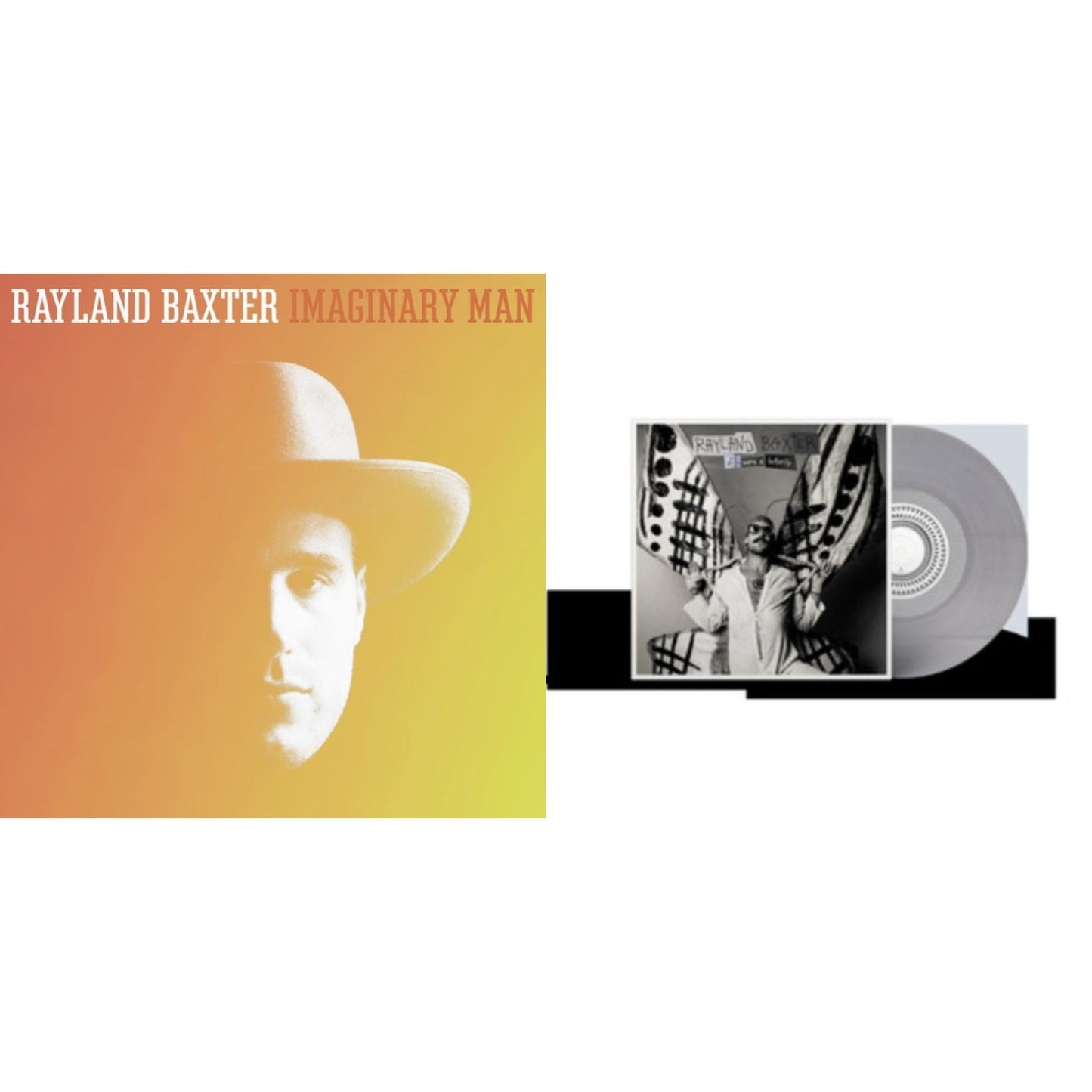 Rayland Baxter - Imaginary Man (Clear LP Vinyl) & If I Were A Butterfly (Clear LP Vinyl)