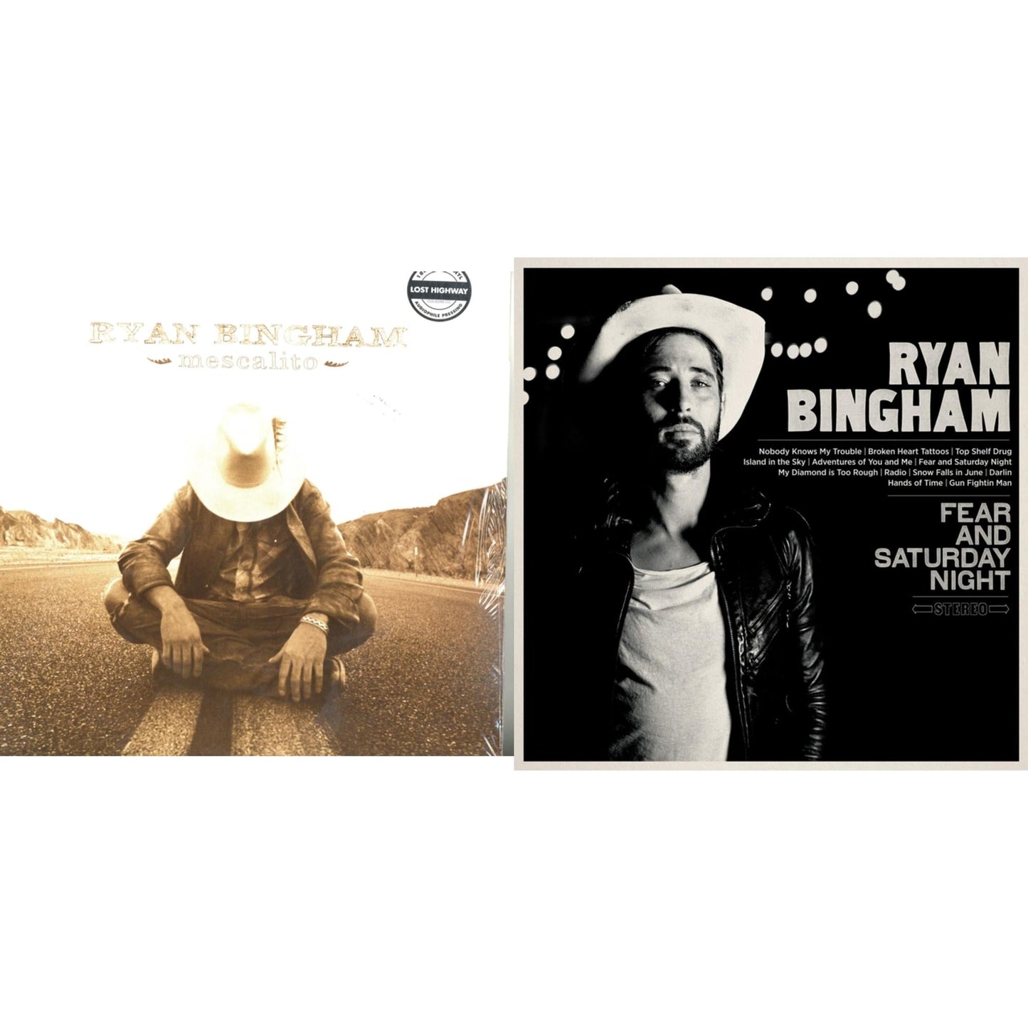 Ryan Bingham - Mescalito & Fear And Saturday Night - LP Vinyl Bundle