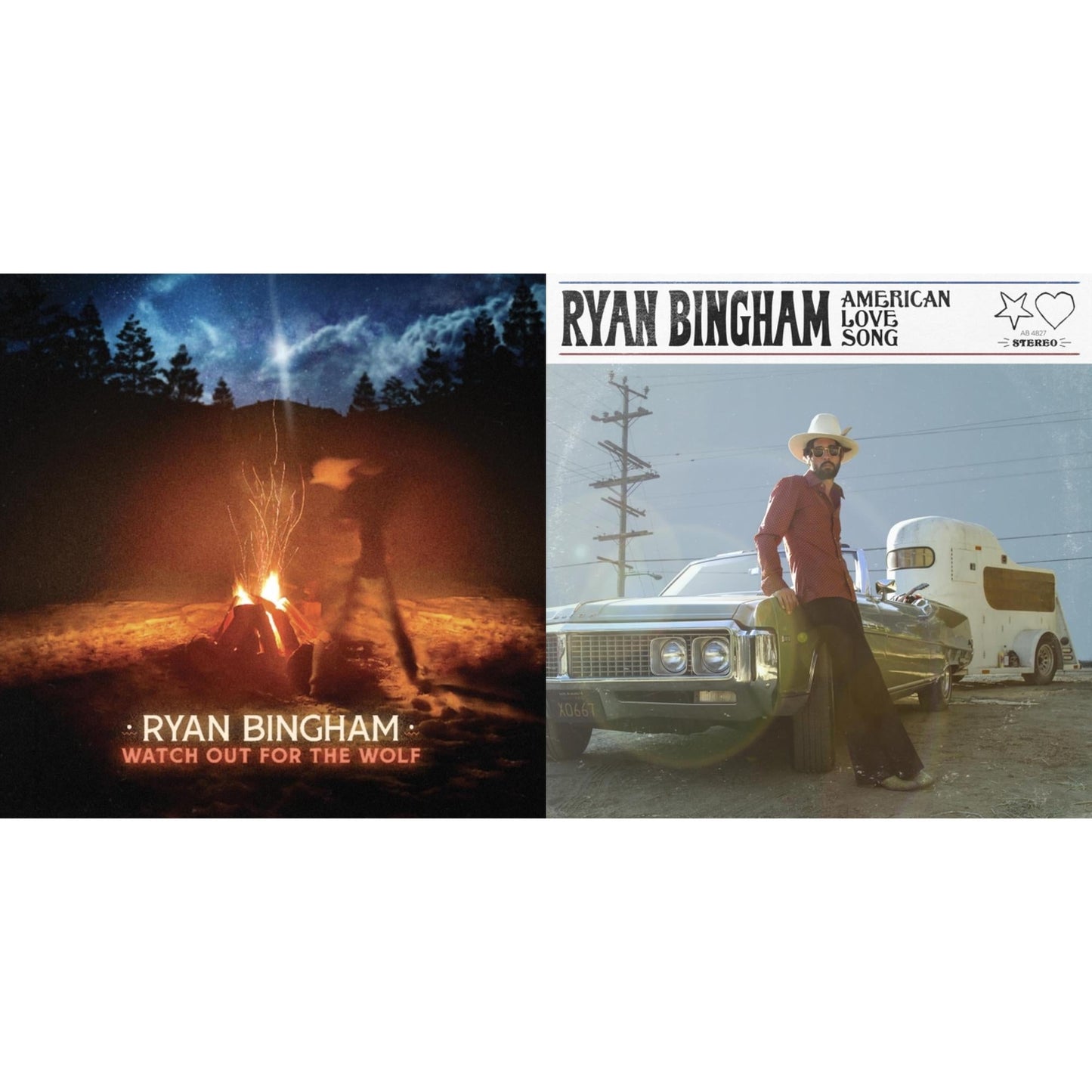 Ryan Bingham - American Love Song & Watch Out For The Wolf - LP Vinyl Bundle