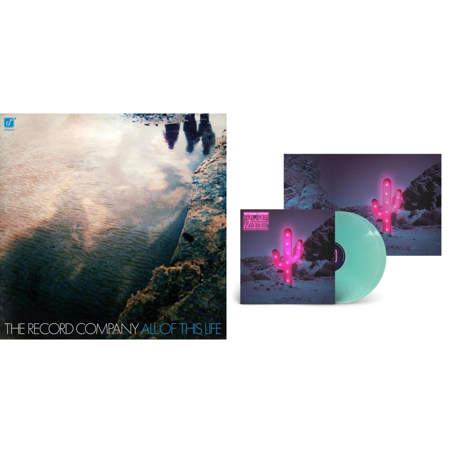 Record Company - All Of This Life (White LP Vinyl) & Play Loud (Sea Glass Vinyl/2LP) (I)