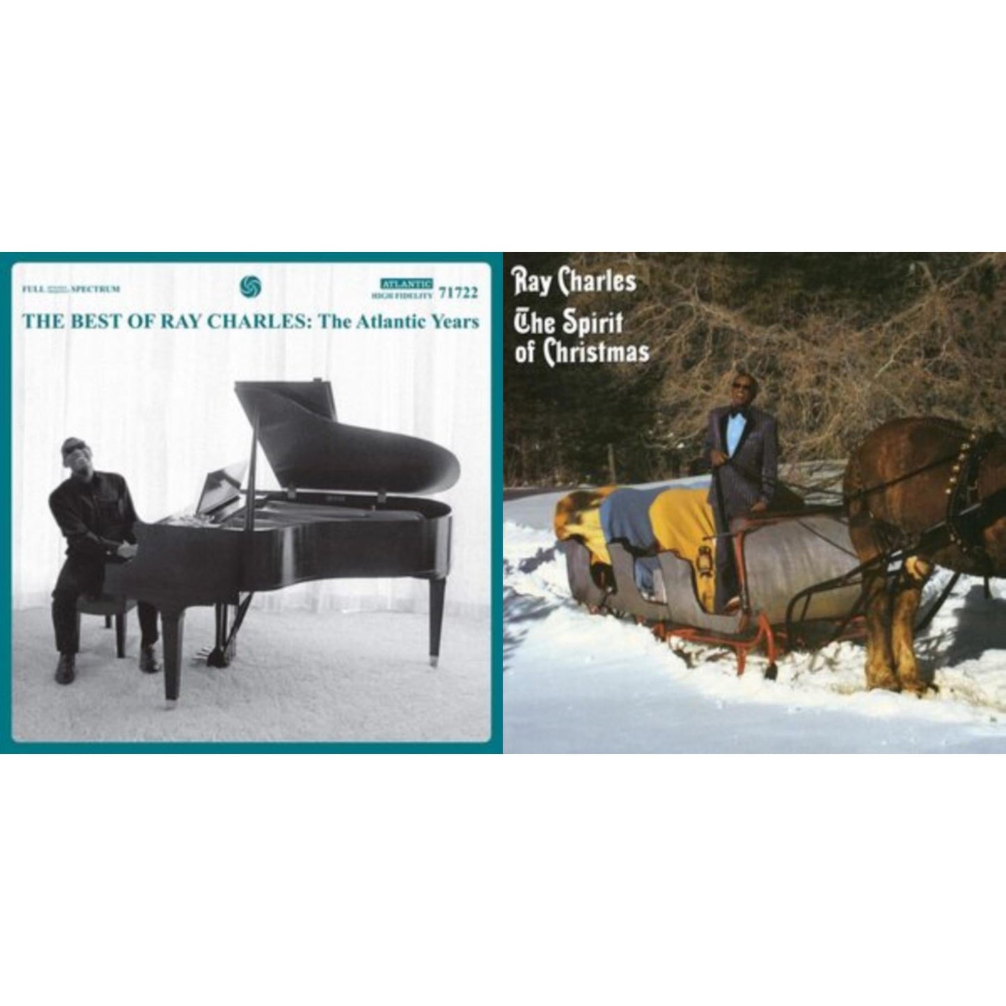 Ray Charles - Best Of Ray Charles: The Atlantic Years (2LP/White Vinyl) & Spirit Of Christmas