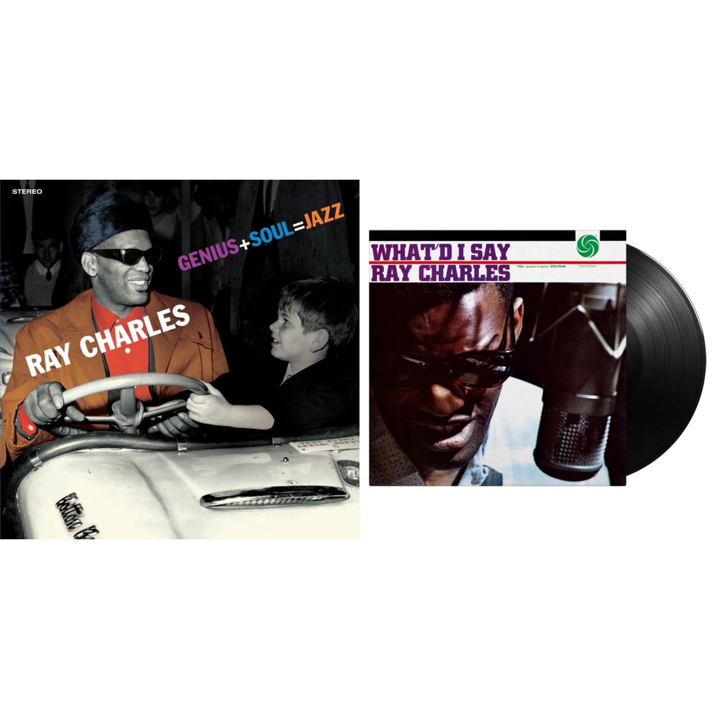 Ray Charles - Genius + Soul = Jazz (Orange LP Vinyl) & What'd I Say (180G)