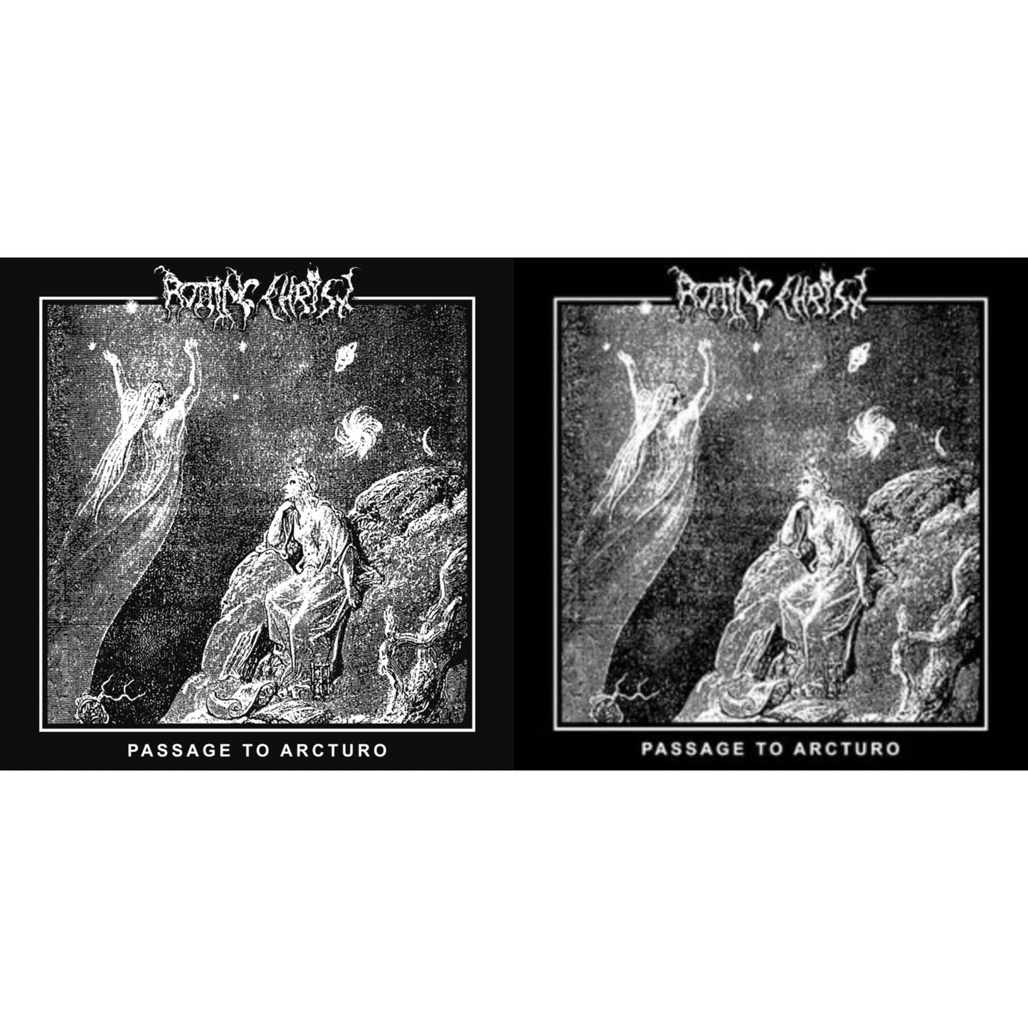 Rotting Christ - Passage To Arcturo & Passage To Arcturo (Clear White Marble LP Vinyl)