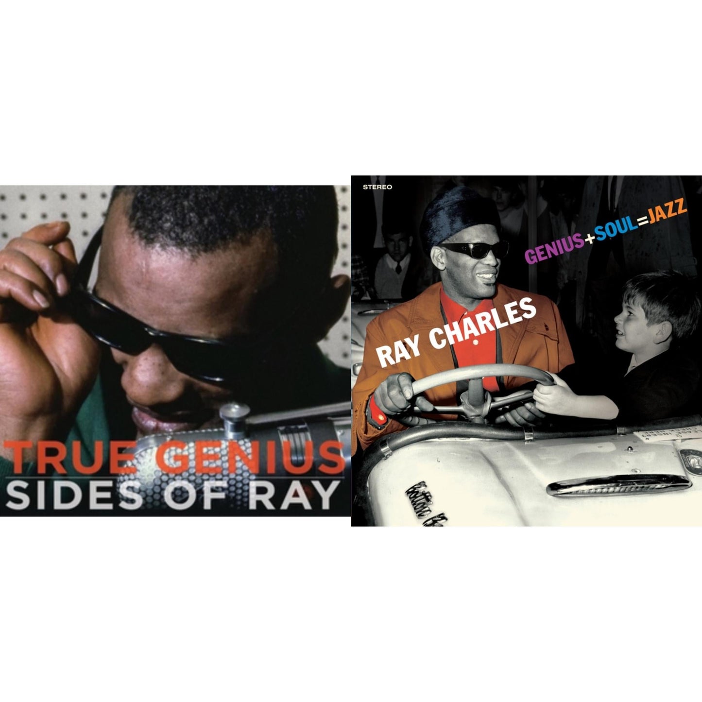 Ray Charles - True Genius & Genius + Soul = Jazz (Orange LP Vinyl)