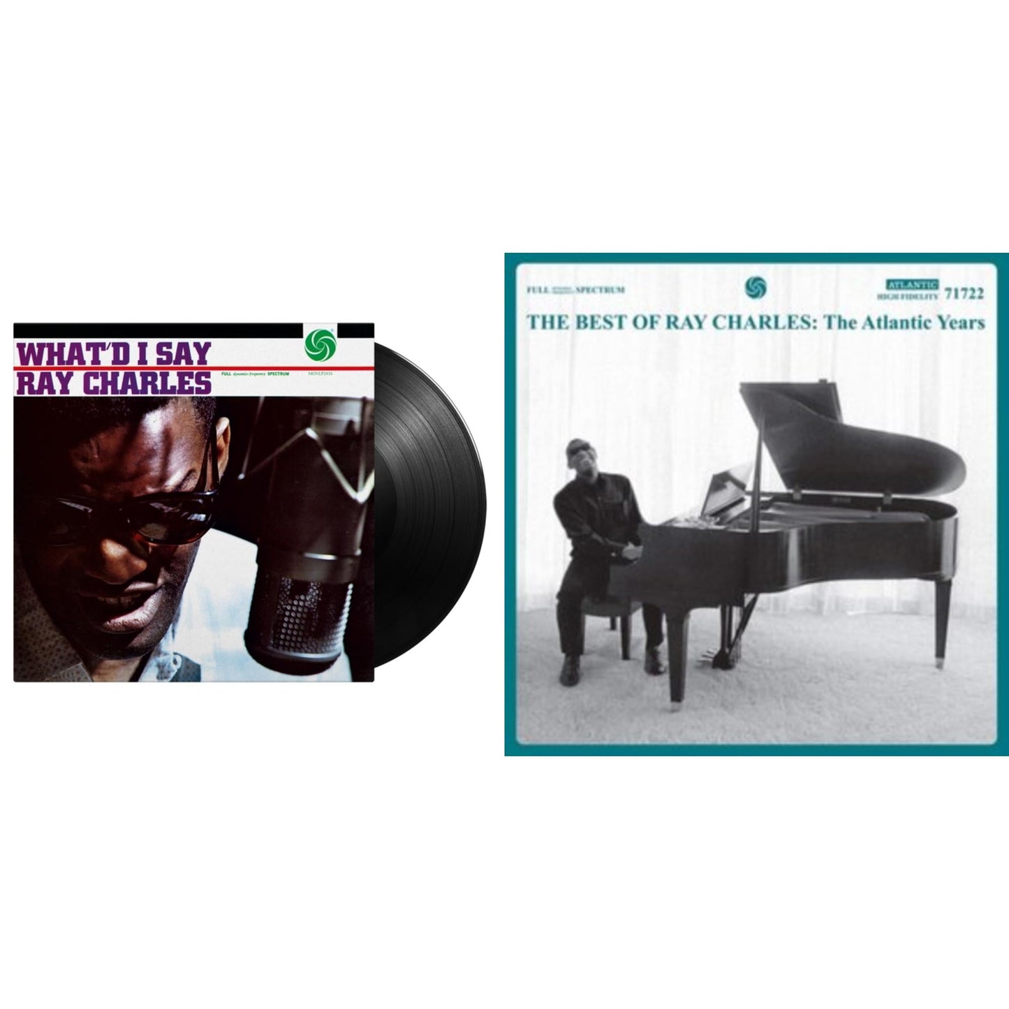 Ray Charles - Best Of Ray Charles: The Atlantic Years (2LP/White Vinyl) & What'd I Say (180G)