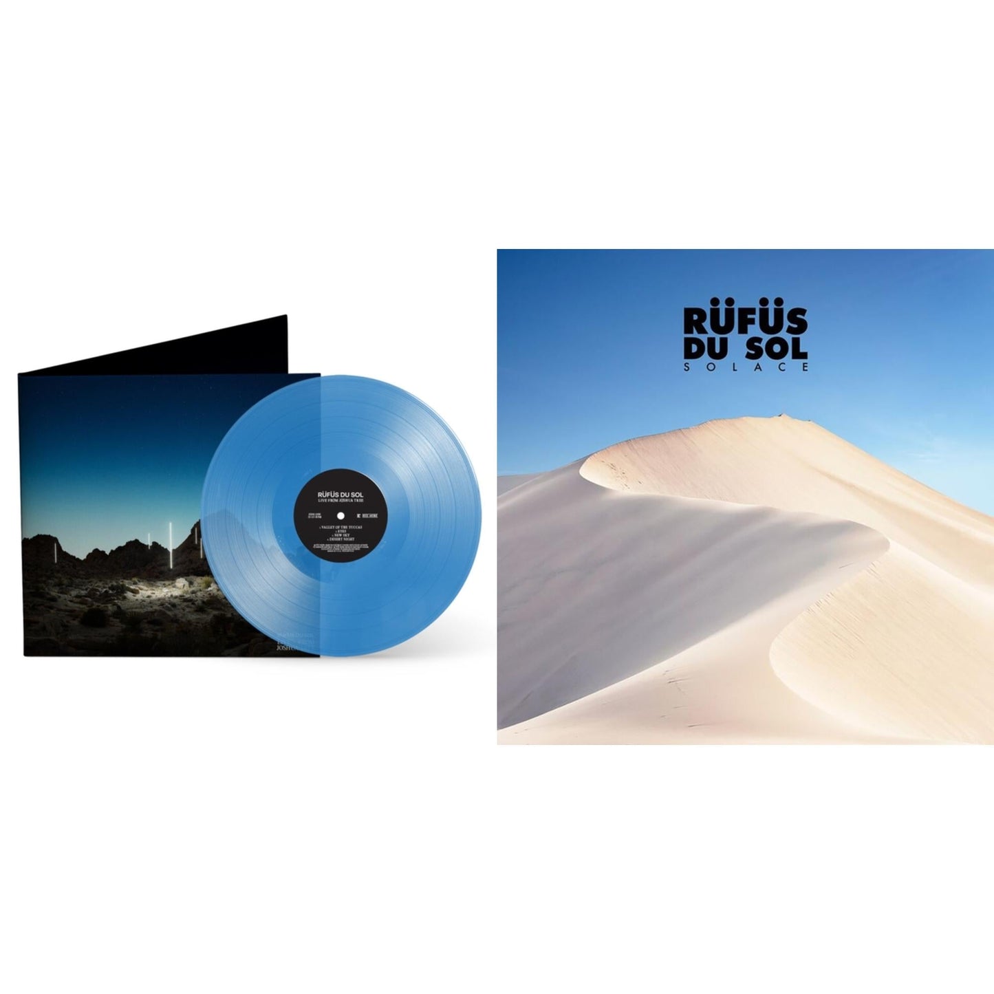 Rufus Du Sol - Live From Joshua Tree (Transparent Light Bue LP Vinyl) (I) & Solace
