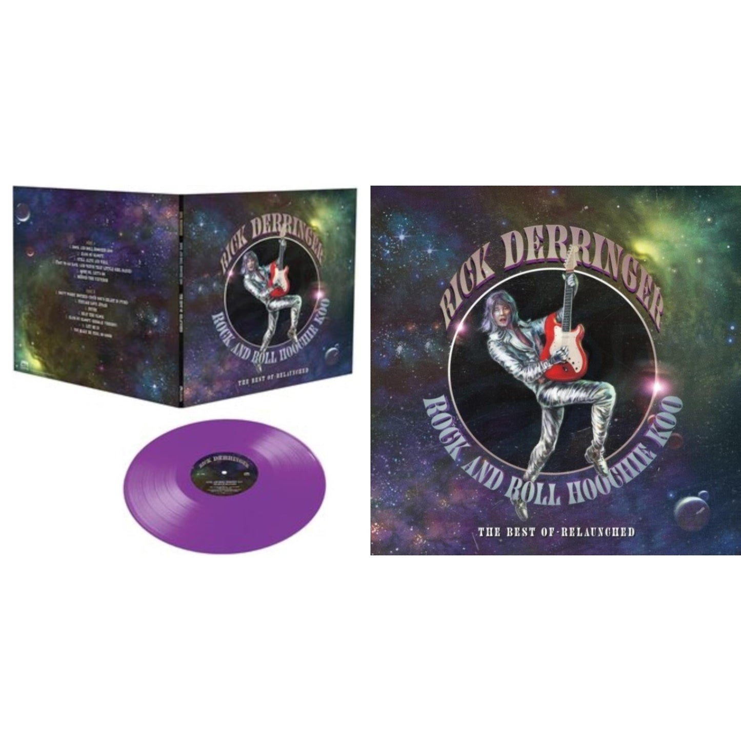 Rick Derringer - Rock & Roll Hoochie Koo: Best Of (Purple LP Vinyl) & Rock & Roll Hoochie Koo - The Best Of Relaunched