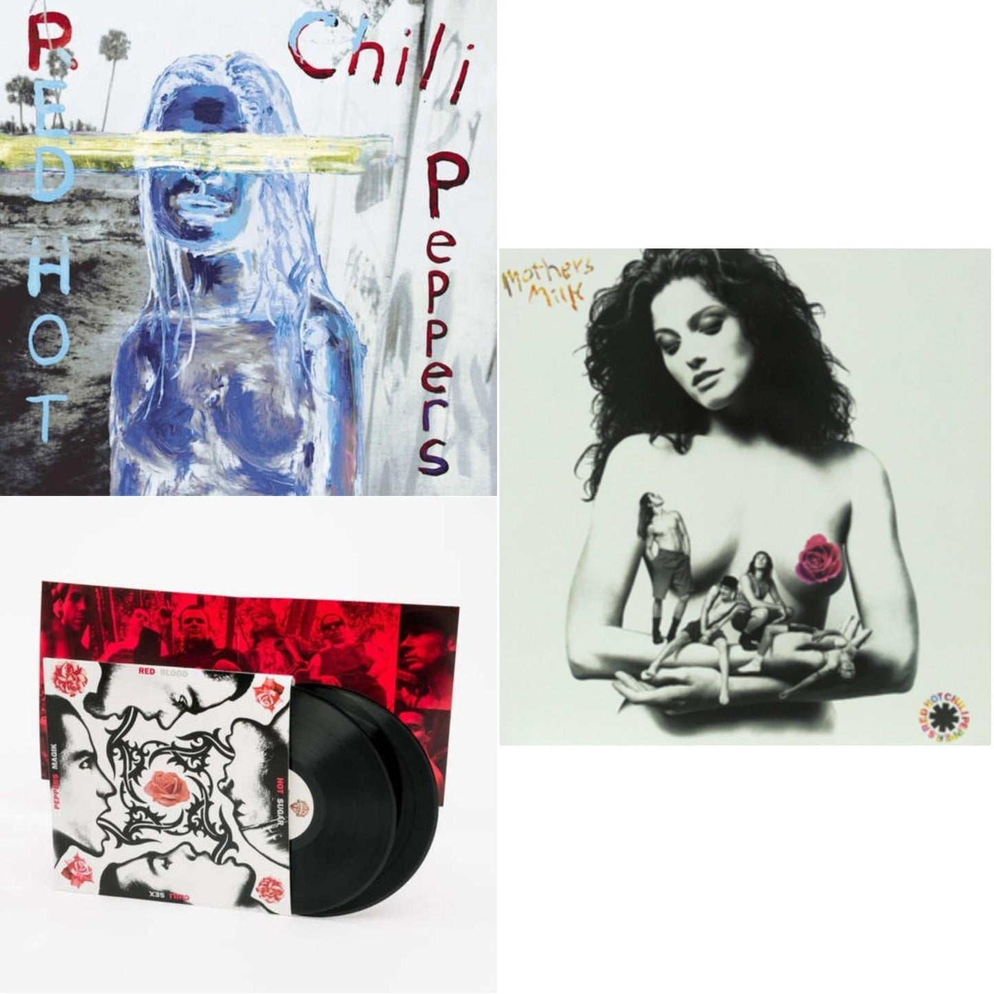 Red Hot Chili Peppers - By The Way & Blood Sugar Sex Magik & Mother's Milk - LP Vinyl Bundle