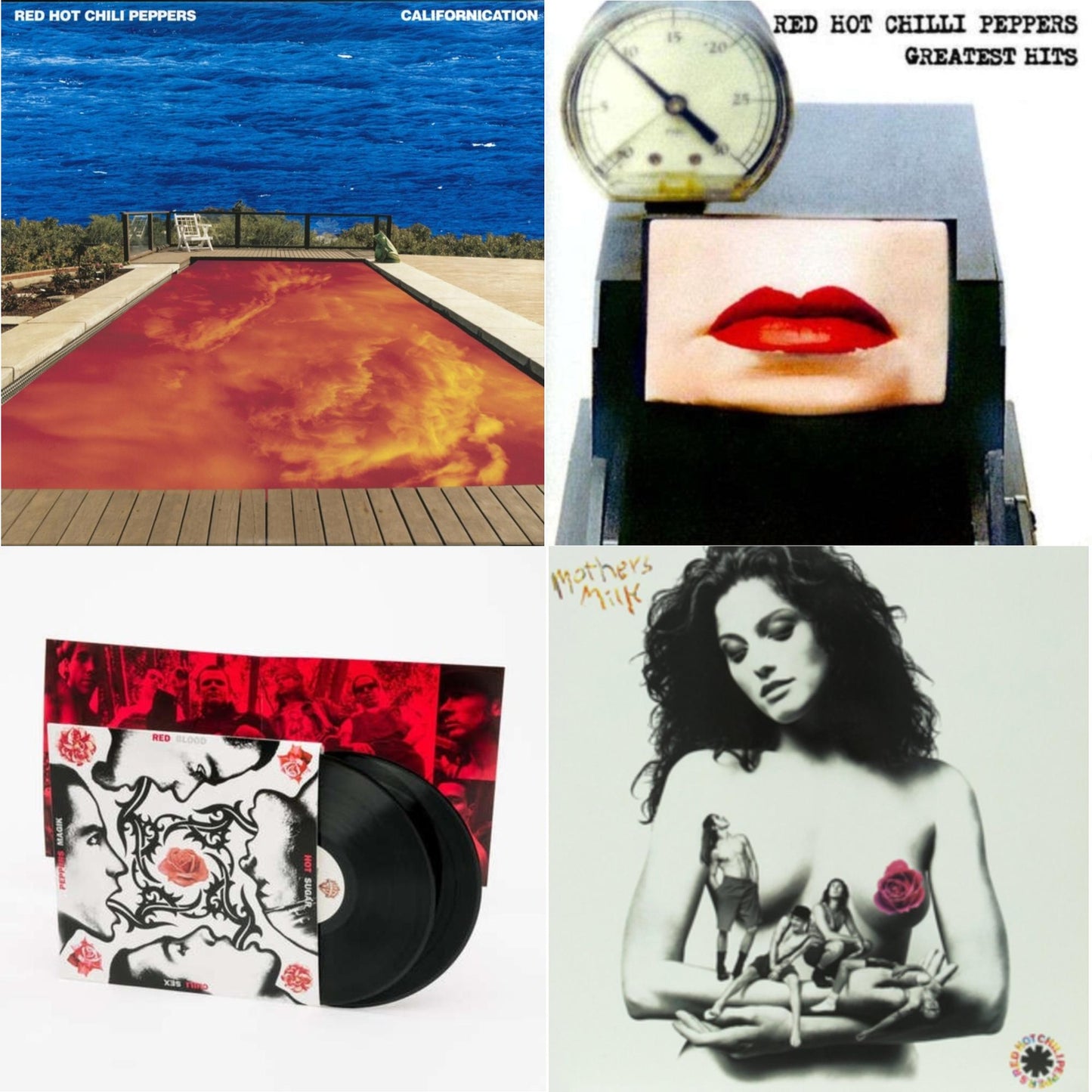 Red Hot Chili Peppers - Californication (2LP/180G) & Greatest Hits (X) & Blood Sugar Sex Magik & Mother's Milk
