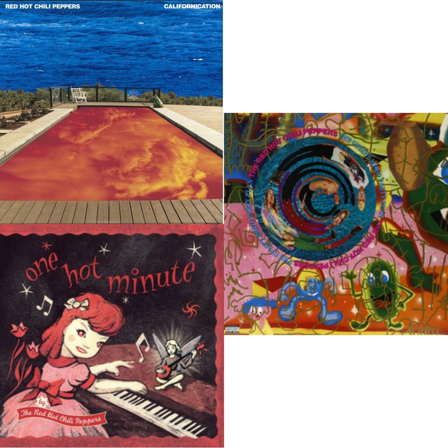 Red Hot Chili Peppers - Californication (2LP/180G) & One Hot Minute & Uplift Mofo Party Plan