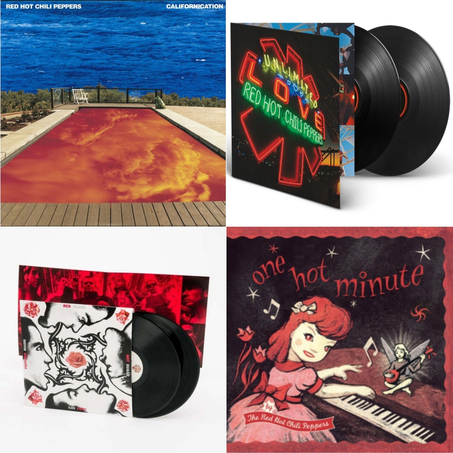 Red Hot Chili Peppers - Californication (2LP/180G) & Unlimited Love (Deluxe/2LP) & One Hot Minute & Blood Sugar Sex Magik
