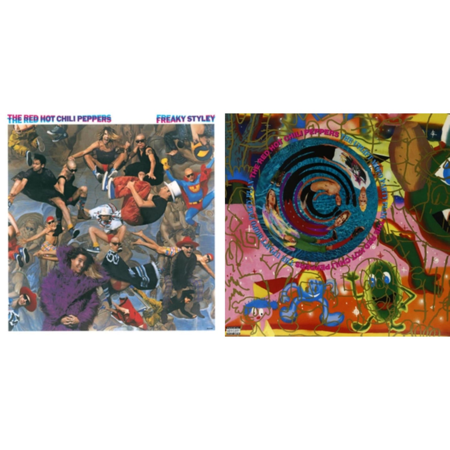 Red Hot Chili Peppers - Freaky Styley & Uplift Mofo Party Plan - LP Vinyl Bundle