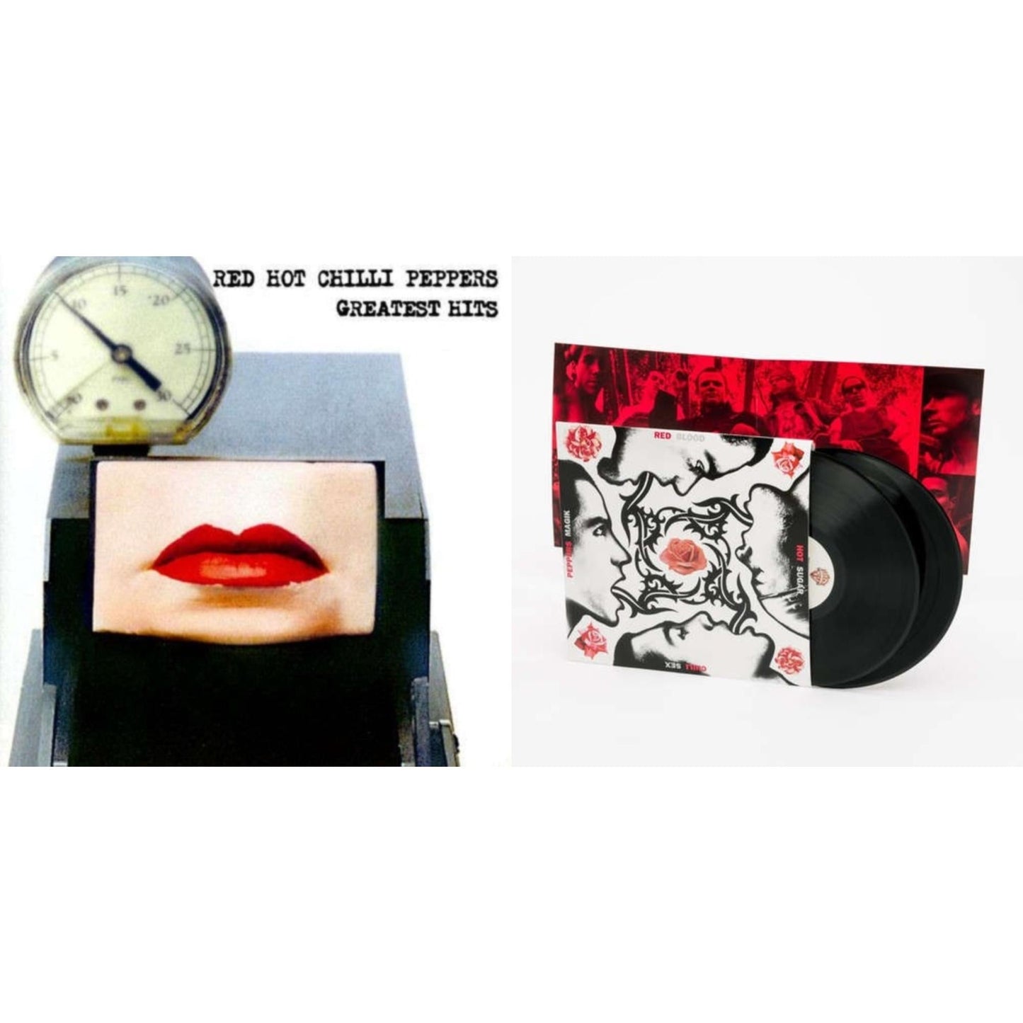 Red Hot Chili Peppers - Greatest Hits (X) & Blood Sugar Sex Magik - LP Vinyl Bundle