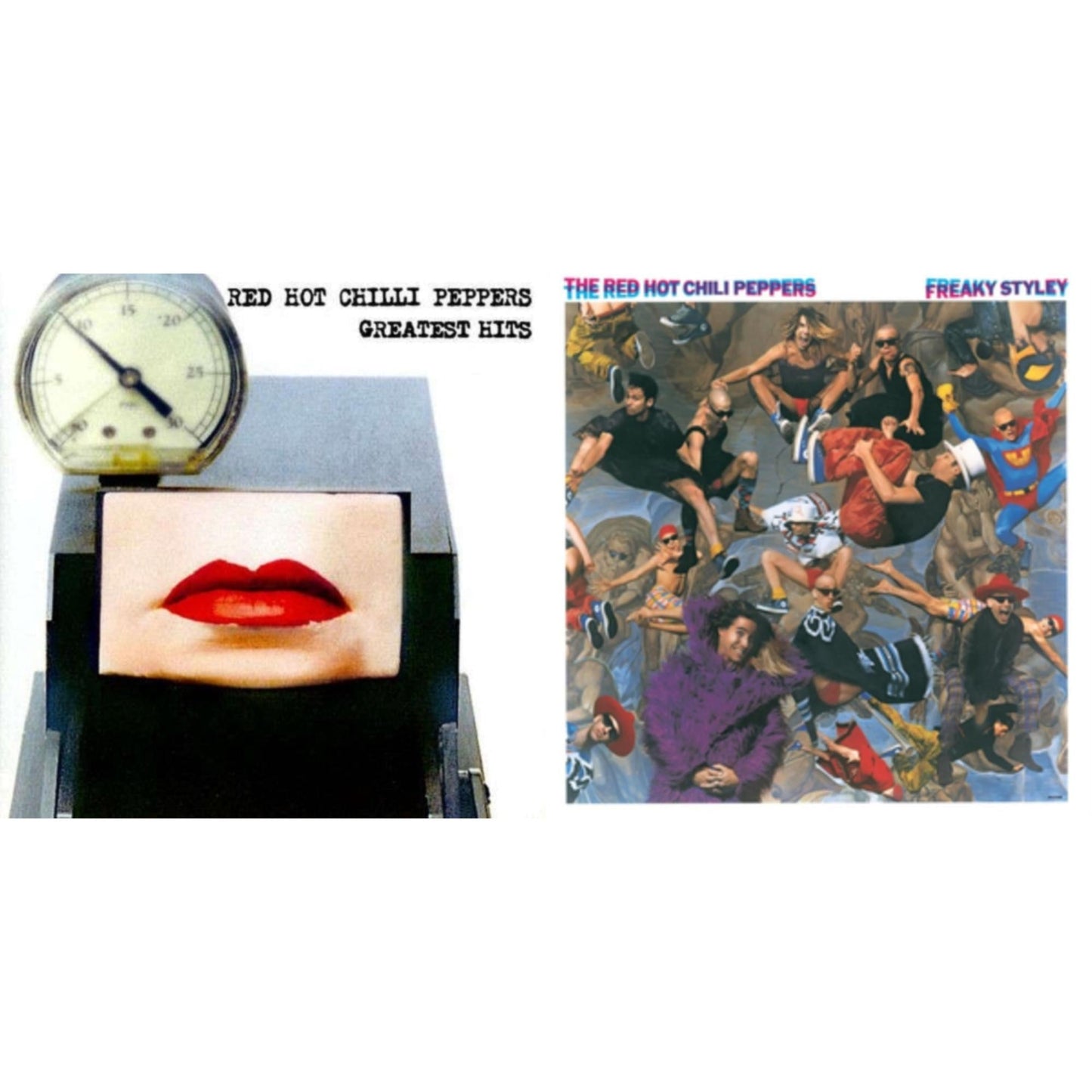 Red Hot Chili Peppers - Greatest Hits (X) & Freaky Styley - LP Vinyl Bundle