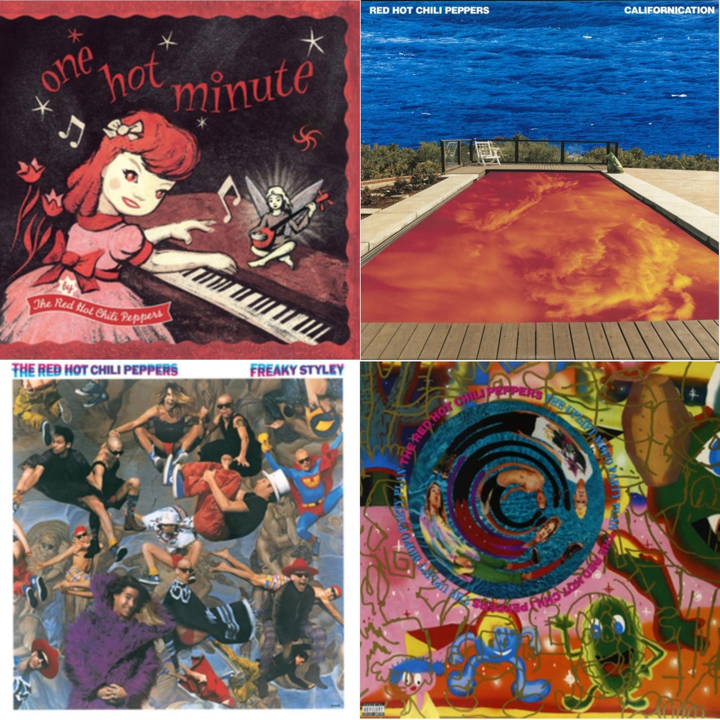 Red Hot Chili Peppers - Californication (2LP/180G) & One Hot Minute & Freaky Styley & Uplift Mofo Party Plan