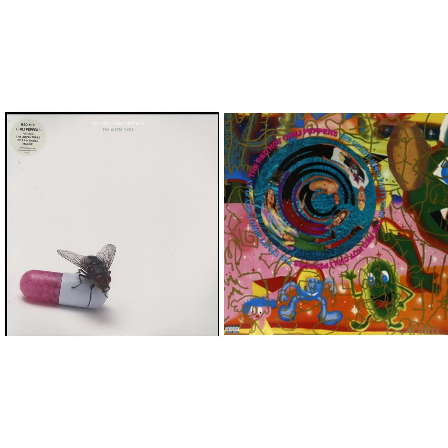 Red Hot Chili Peppers - I'm With You & Uplift Mofo Party Plan - LP Vinyl Bundle