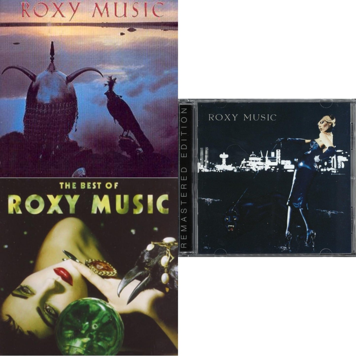 Roxy Music - Avalon & Best Of Roxy Music & For Your Pleasure - CD Bundle