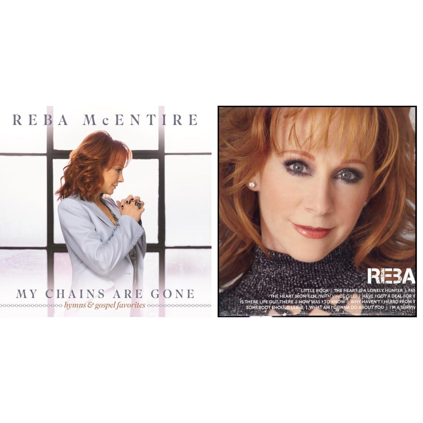 Reba Mcentire - My Chains Are Gone & Icon - LP Vinyl Bundle