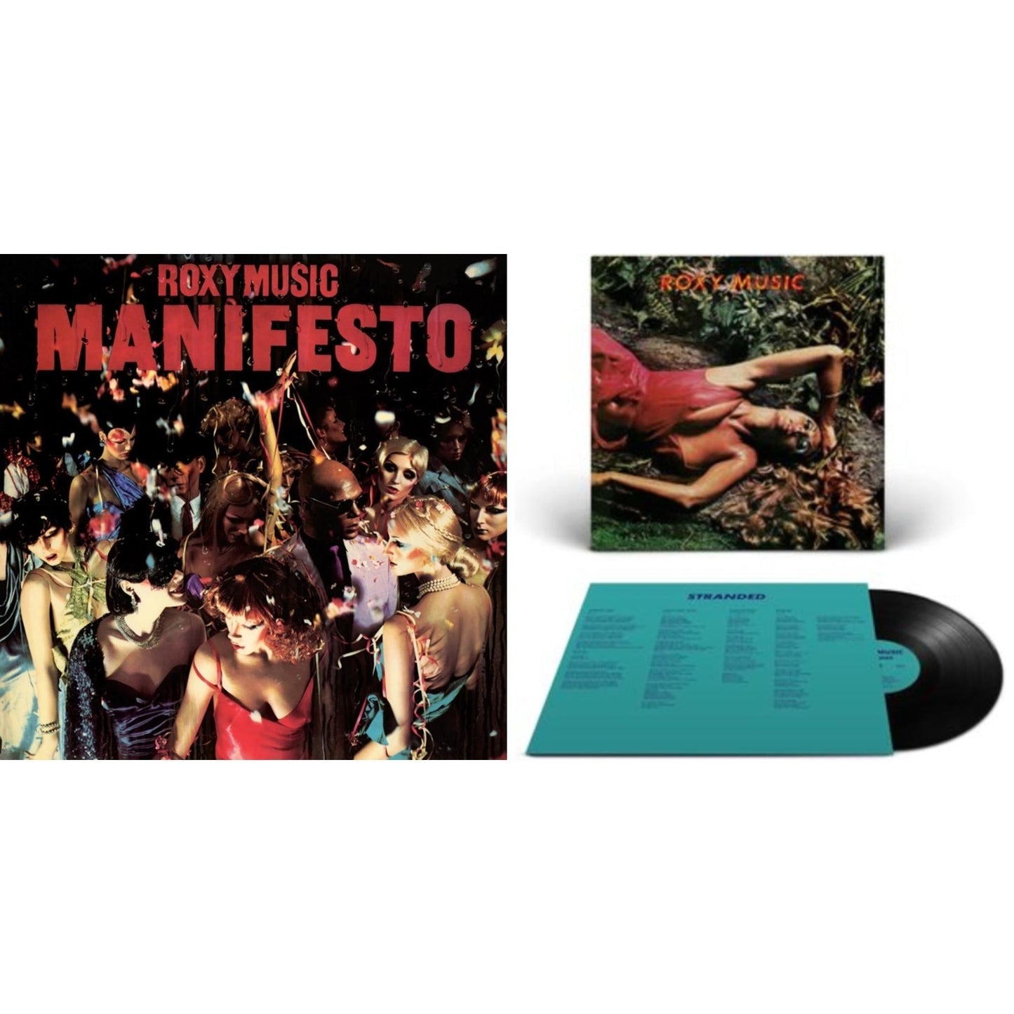 Roxy Music - Stranded & Manifesto (Half-Speed) - LP Vinyl Bundle