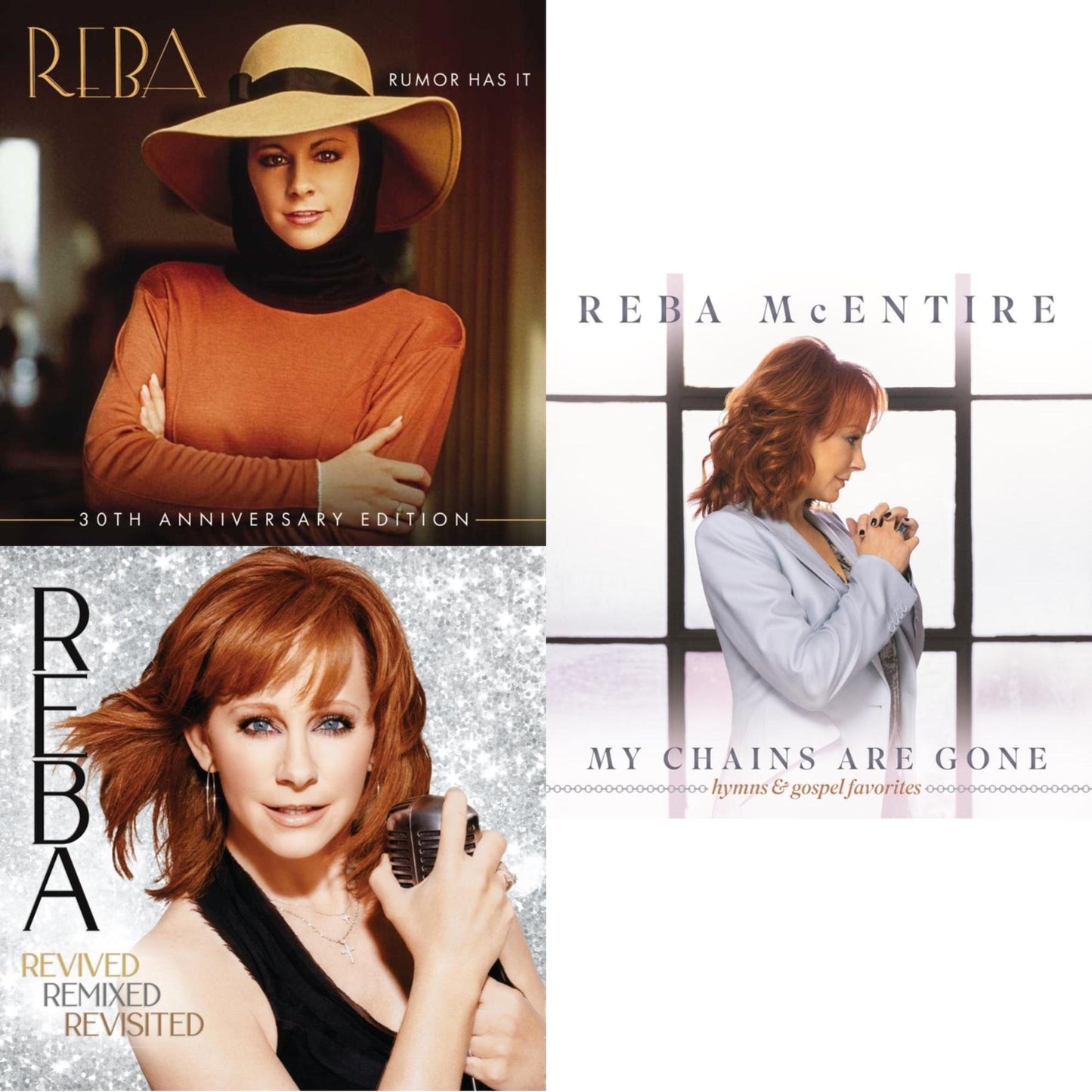 Reba Mcentire - Revived Remixed Revisited (3LP Box Set) & My Chains Are Gone & Rumor Has It (30Th Anniversary Edition)