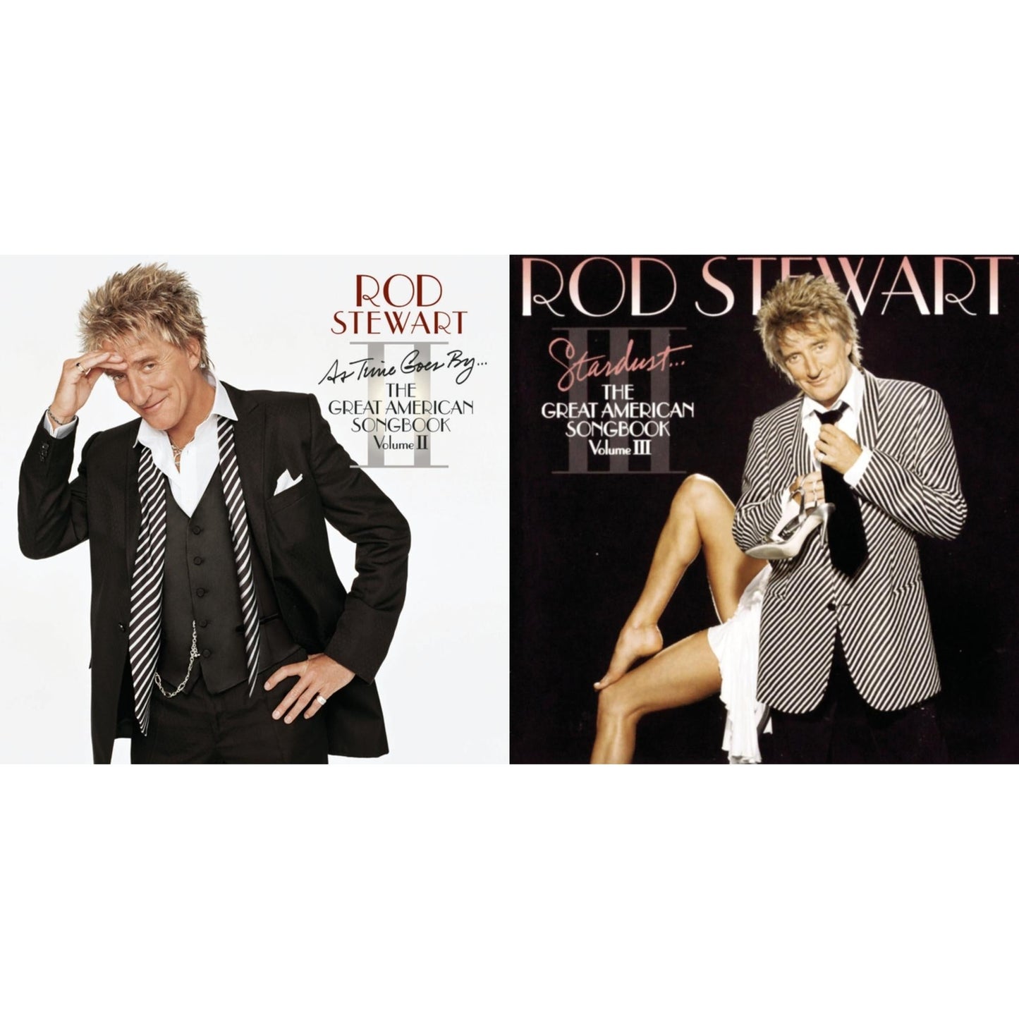 Rod Stewart - As Time Goes By: Great American Songbook: Vol.2 & Stardust: Great American Songbook 3 - CD Bundle
