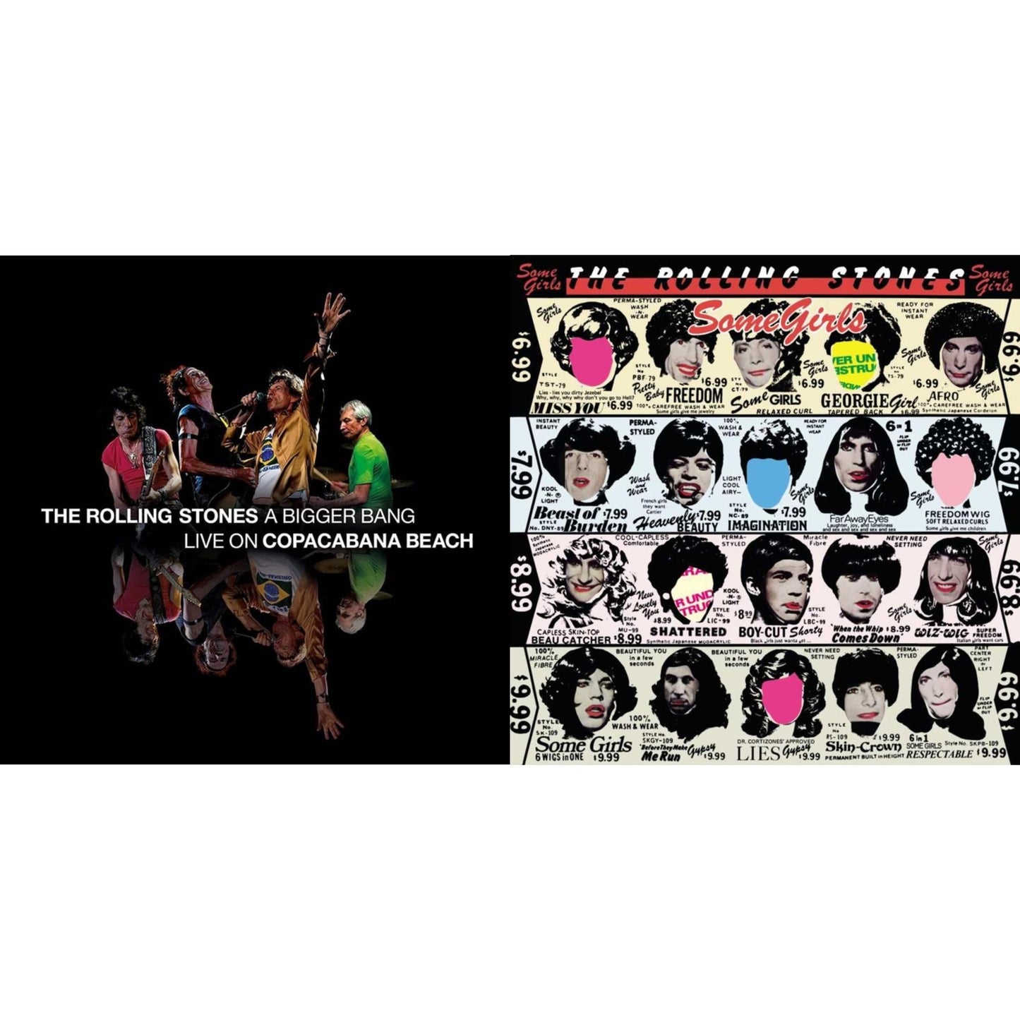 Rolling Stones - Bigger Bang Live On Copacabana Beach (Multi Color Vinyl/3LP) & Some Girls
