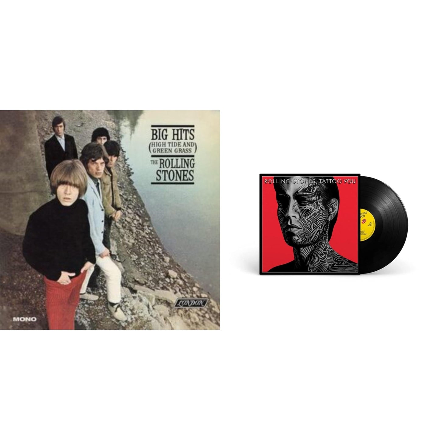 Rolling Stones - Big Hits (High Tide Green Grass LP Vinyl) & Tattoo You (2021 Remaster)