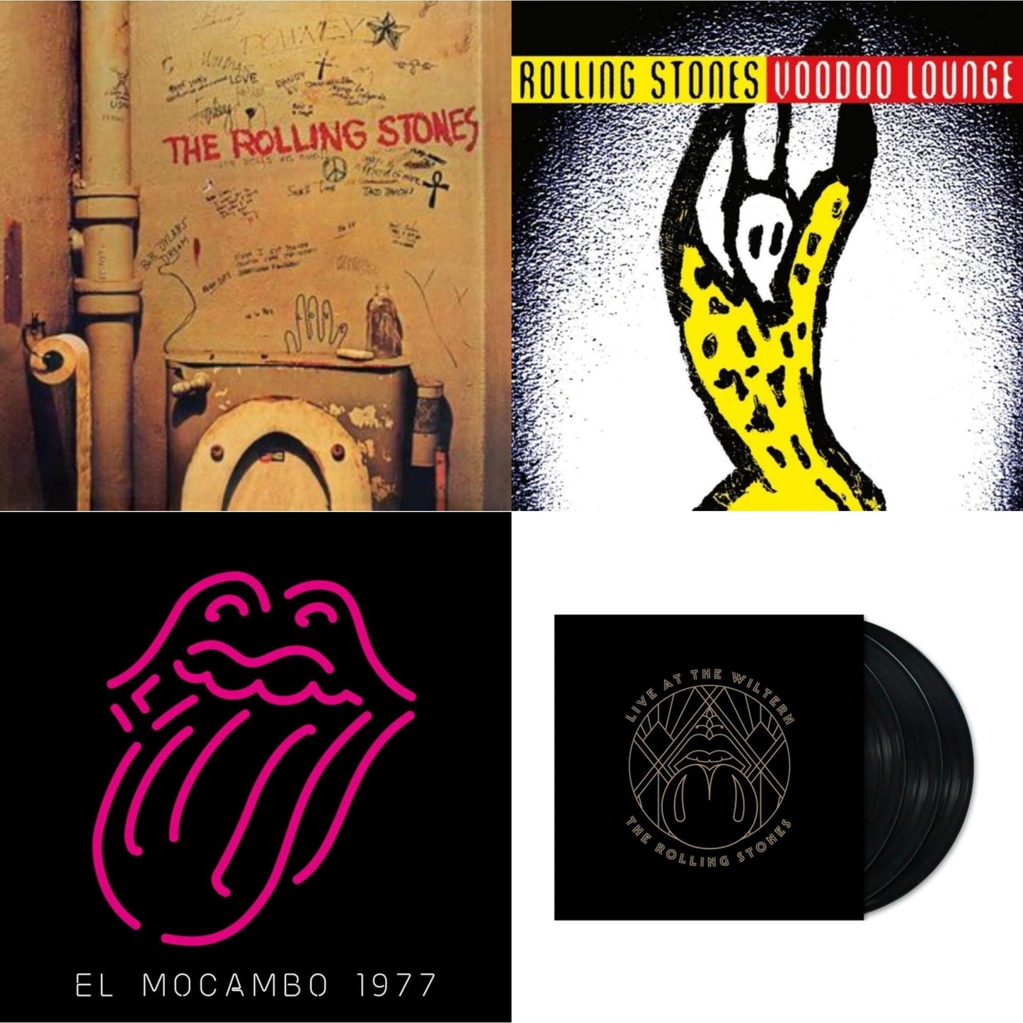 Rolling Stones - Beggars Banquet & Live At The El Mocambo (4LP) & Live At The Wiltern (3LP) & Voodoo Lounge (30Th Anniversary) (Red/Yellow Vinyl/2LP)