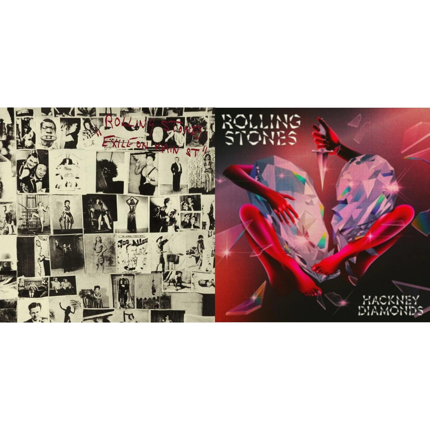 Rolling Stones - Hackney Diamonds & Exile On Main Street (2LP)