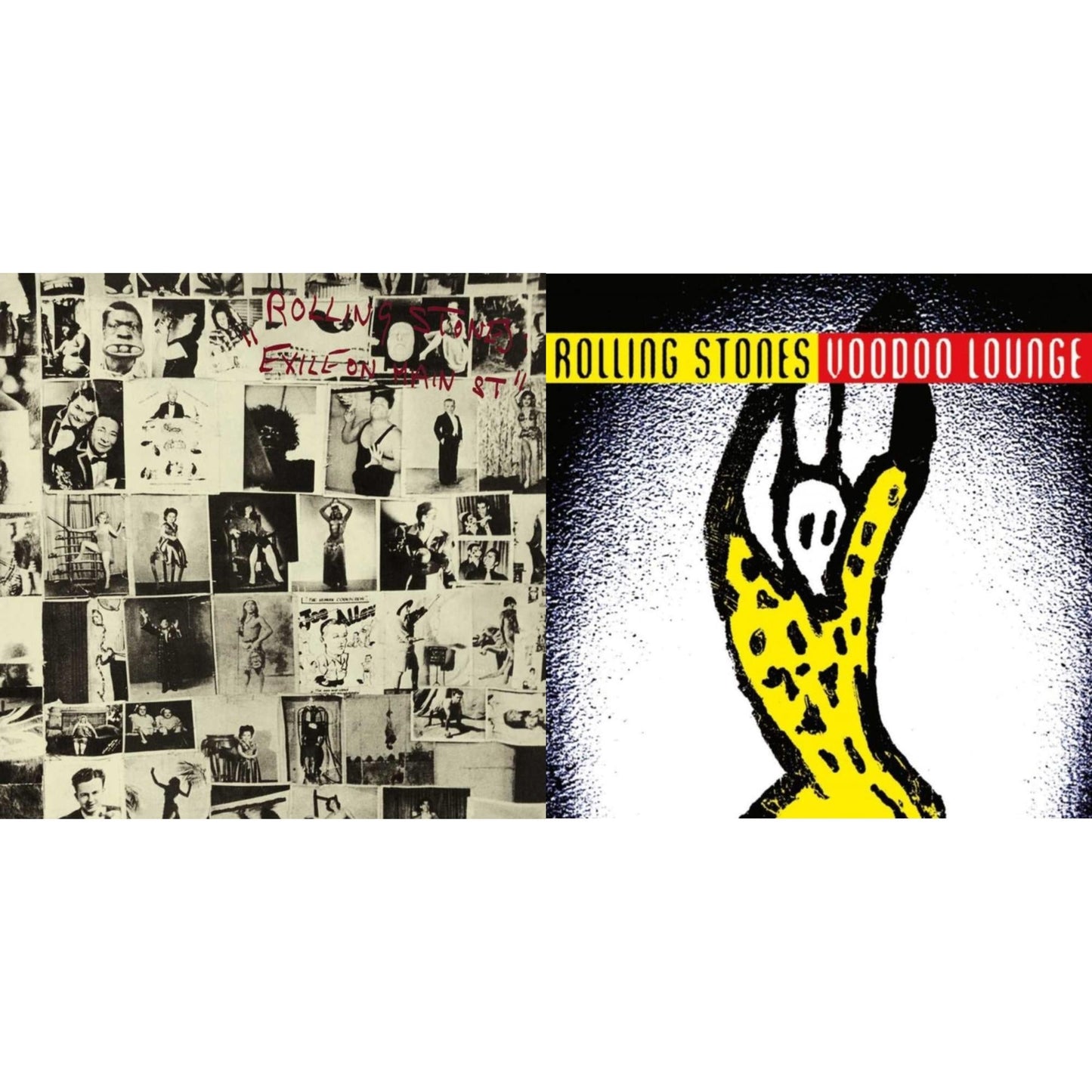 Rolling Stones - Voodoo Lounge (30Th Anniversary) (Red/Yellow Vinyl/2LP) & Exile On Main Street (2LP)