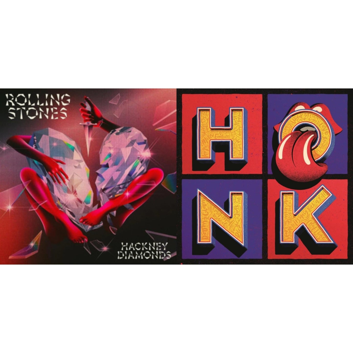 Rolling Stones - Hackney Diamonds & Honk (Translucent Red Vinyl/2LP)