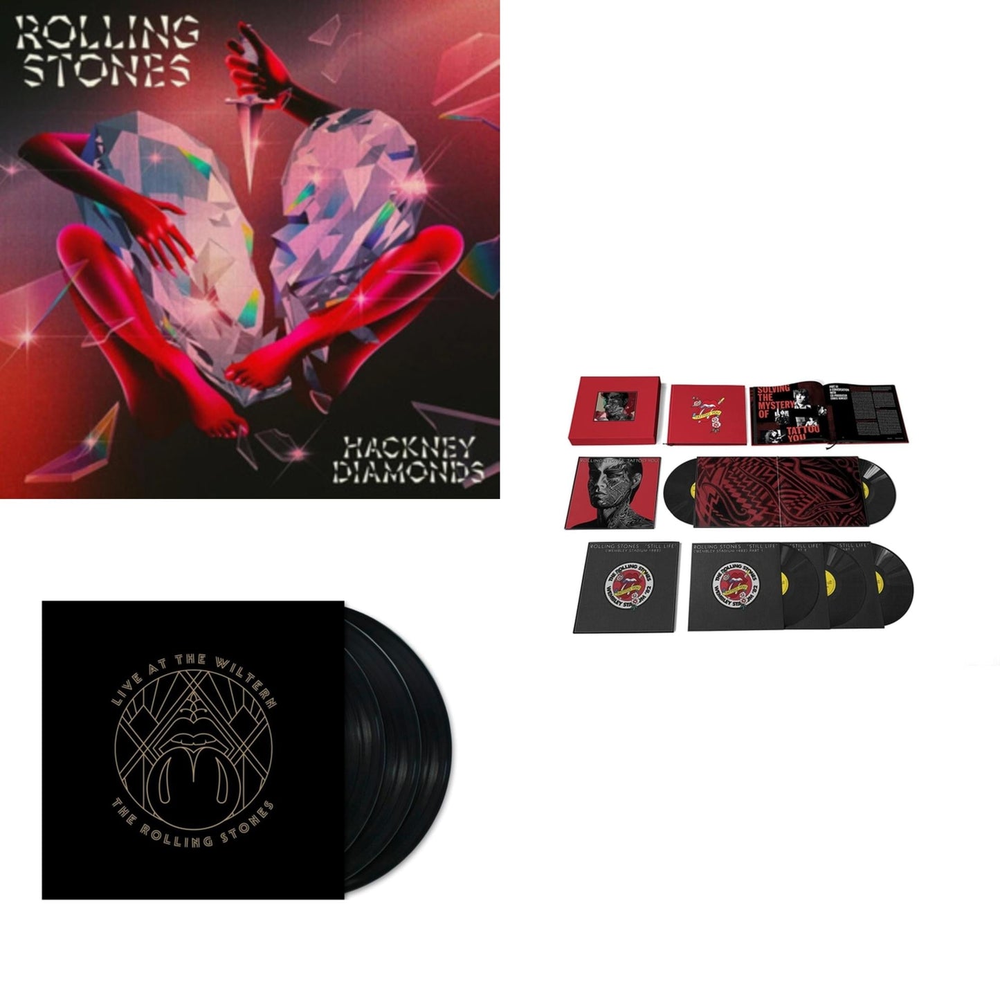 Rolling Stones - Tattoo You (2021 Remaster/5LP Box Set) & Hackney Diamonds & Live At The Wiltern (3LP)