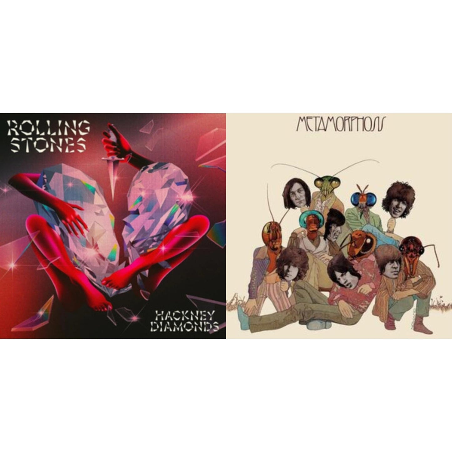 Rolling Stones - Metamorphosis & Hackney Diamonds - LP Vinyl Bundle