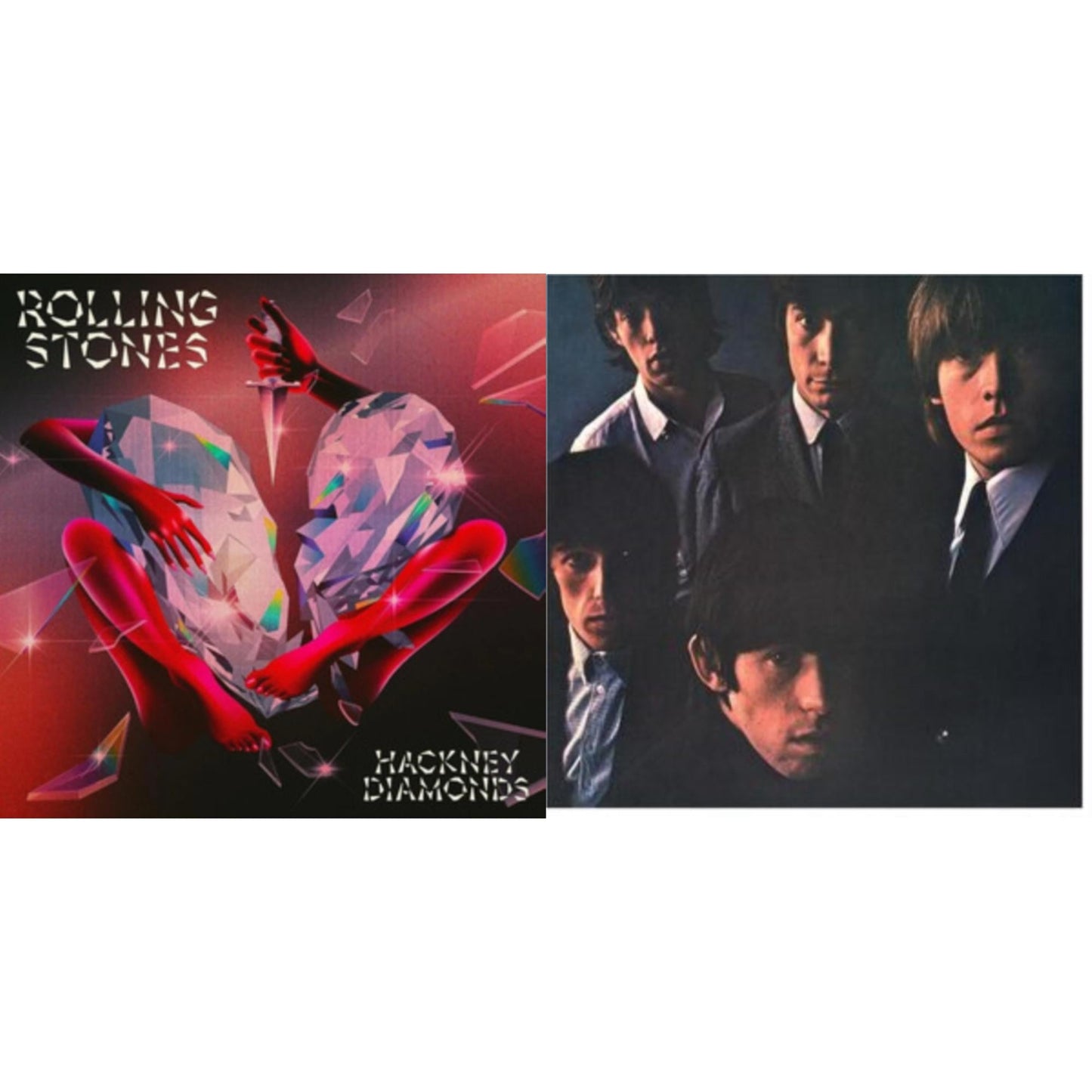 Rolling Stones - Rolling Stones No.2 (180G) & Hackney Diamonds - LP Vinyl Bundle