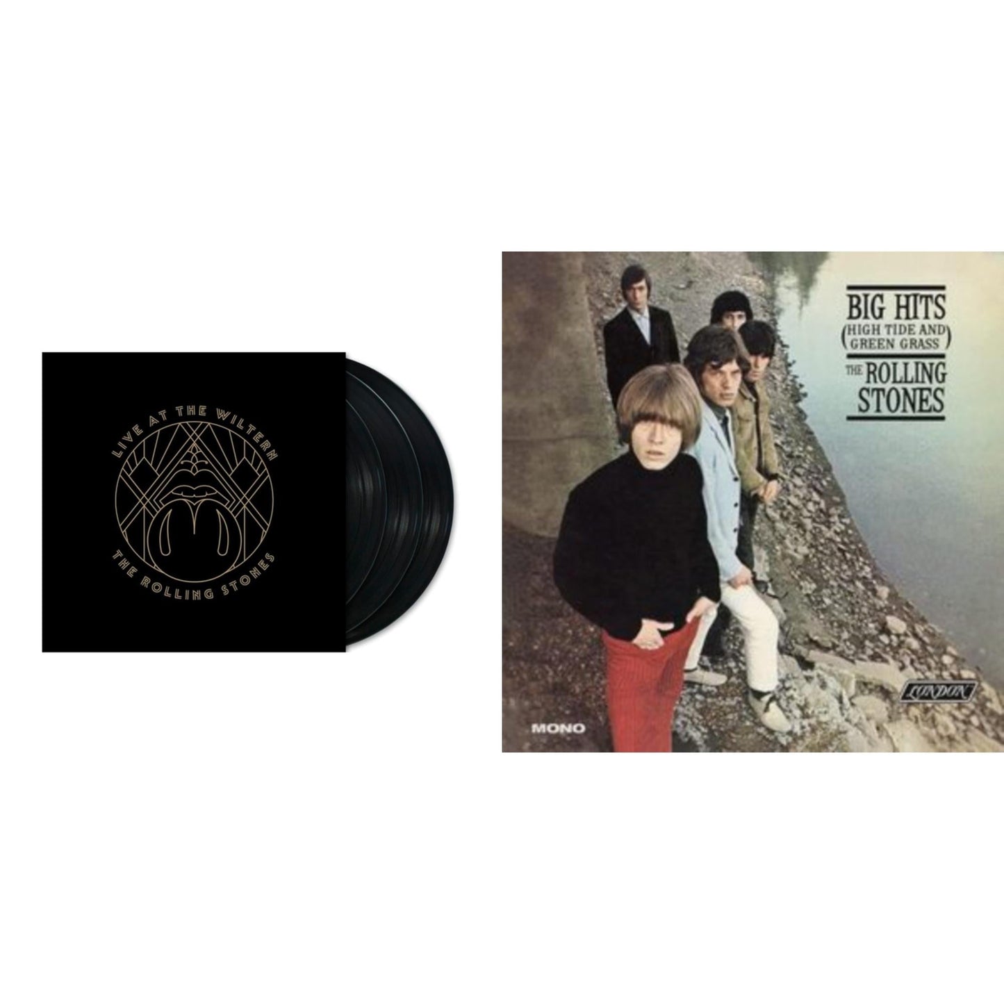 Rolling Stones - Big Hits (High Tide Green Grass LP Vinyl) & Live At The Wiltern (3LP)
