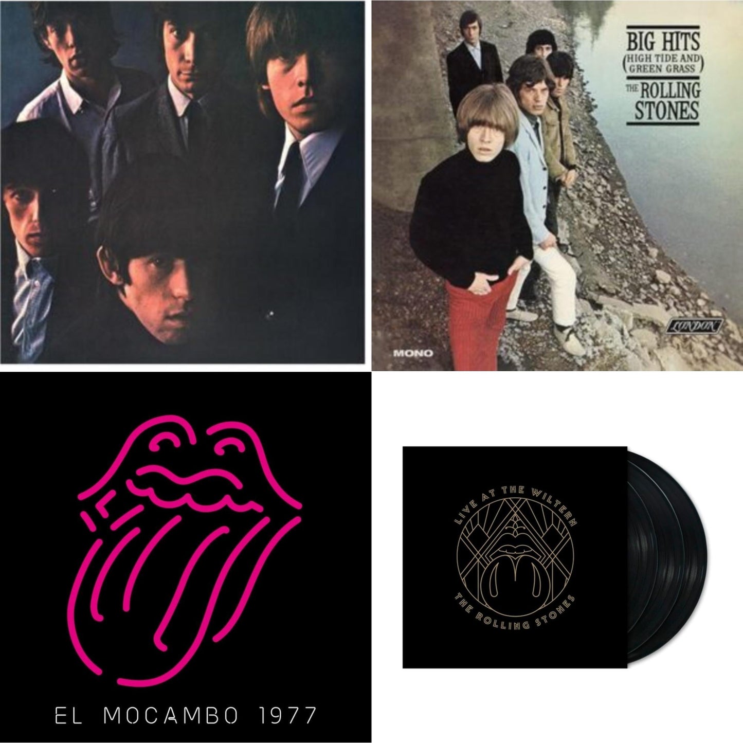 Rolling Stones - Rolling Stones No.2 (180G) & Big Hits (High Tide Green Grass LP Vinyl) & Live At The El Mocambo (4LP) & Live At The Wiltern (3LP)