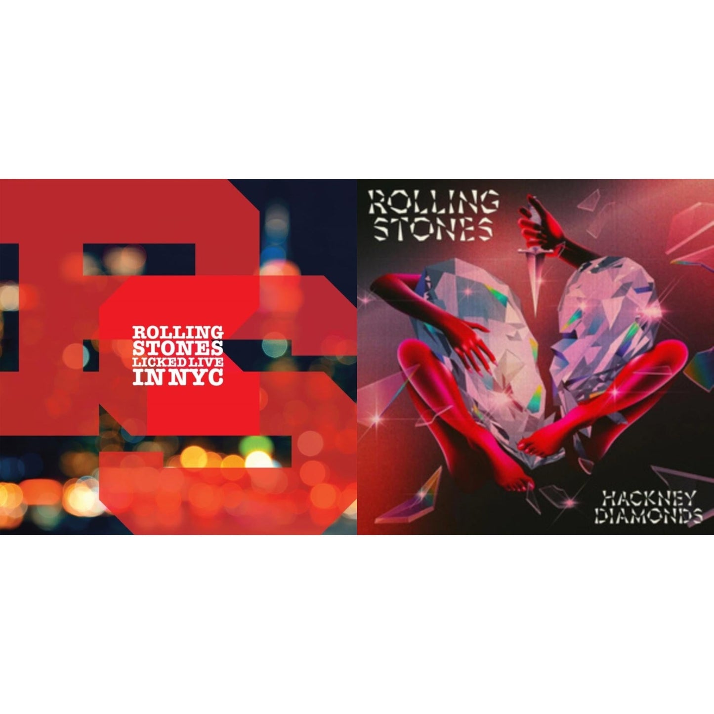 Rolling Stones - Licked Live In Nyc (White Vinyl/3LP) & Hackney Diamonds