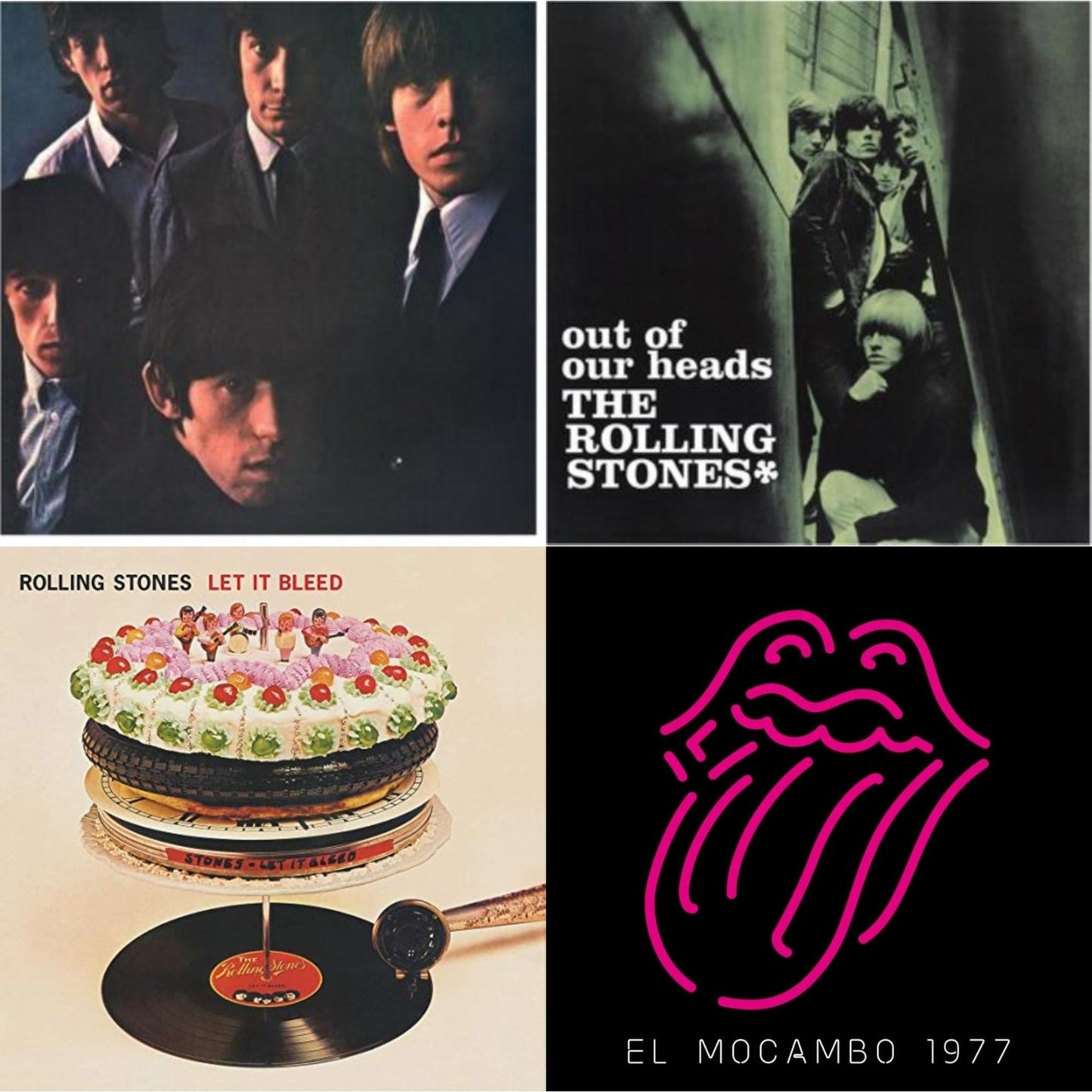 Rolling Stones - Rolling Stones No.2 (180G) & Out Of Our Heads (Uk) & Let It Bleed (50Th Anniversary Edition) & Live At The El Mocambo (4LP)