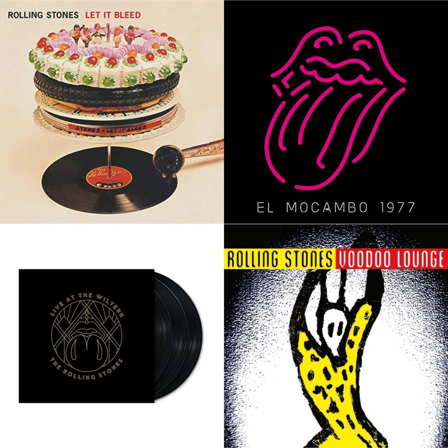 Rolling Stones - Let It Bleed (50Th Anniversary Edition) & Live At The El Mocambo (4LP) & Live At The Wiltern (3LP) & Voodoo Lounge (30Th Anniversary) (Red/Yellow Vinyl/2LP)