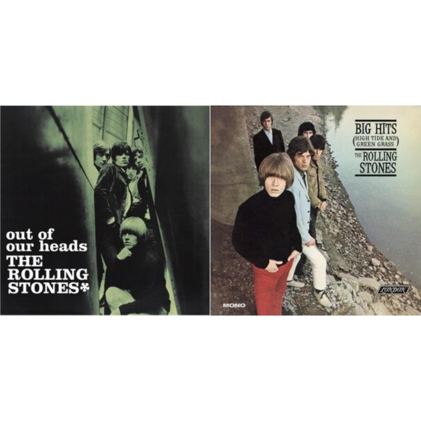 Rolling Stones - Out Of Our Heads (Uk) & Big Hits (High Tide Green Grass LP Vinyl)