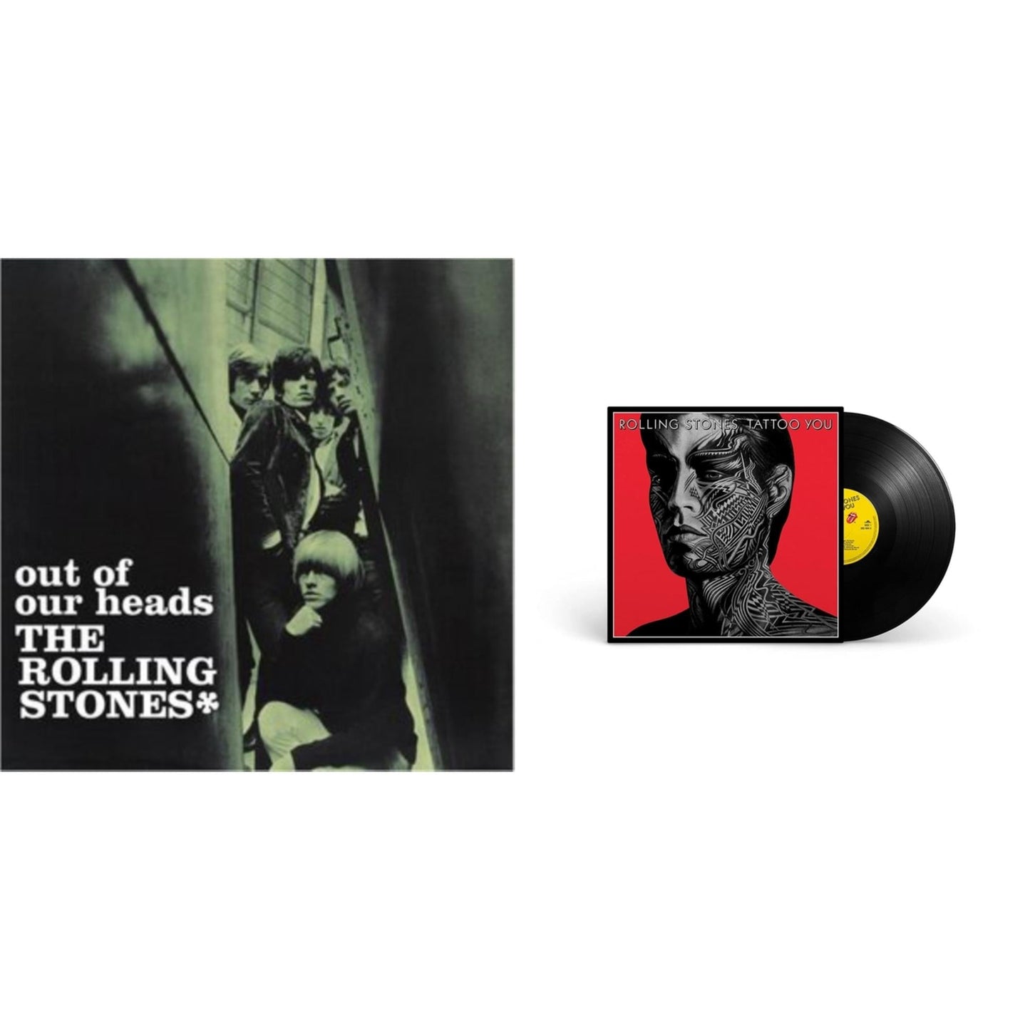 Rolling Stones - Out Of Our Heads (Uk) & Tattoo You (2021 Remaster) - LP Vinyl Bundle