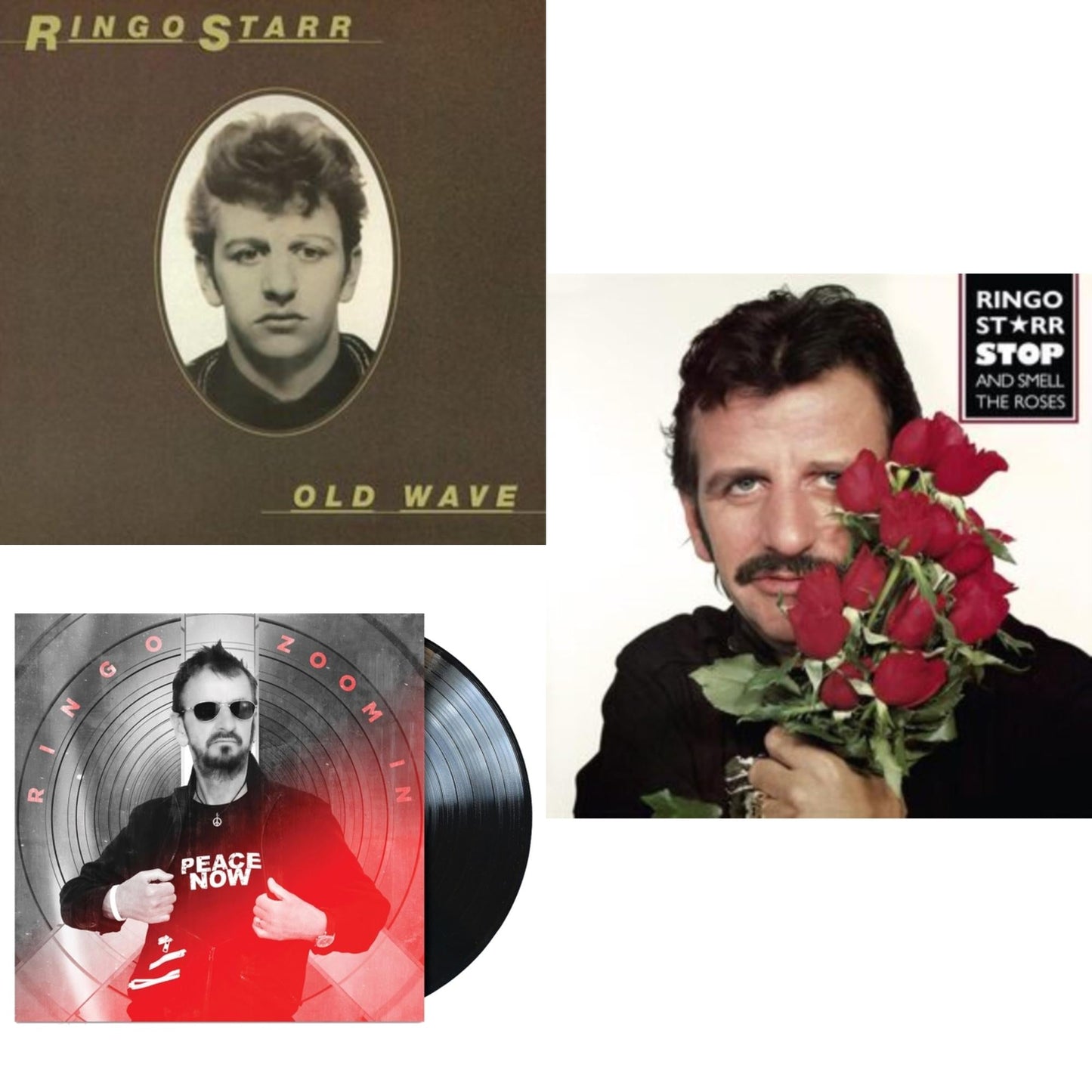 Ringo Starr - Old Wave: Yellow Submarine Edition (Yellow LP Vinyl) & Zoom In Ep & Stop & Smell The Roses: Yellow Submarine Edition (Yellow LP Vinyl)